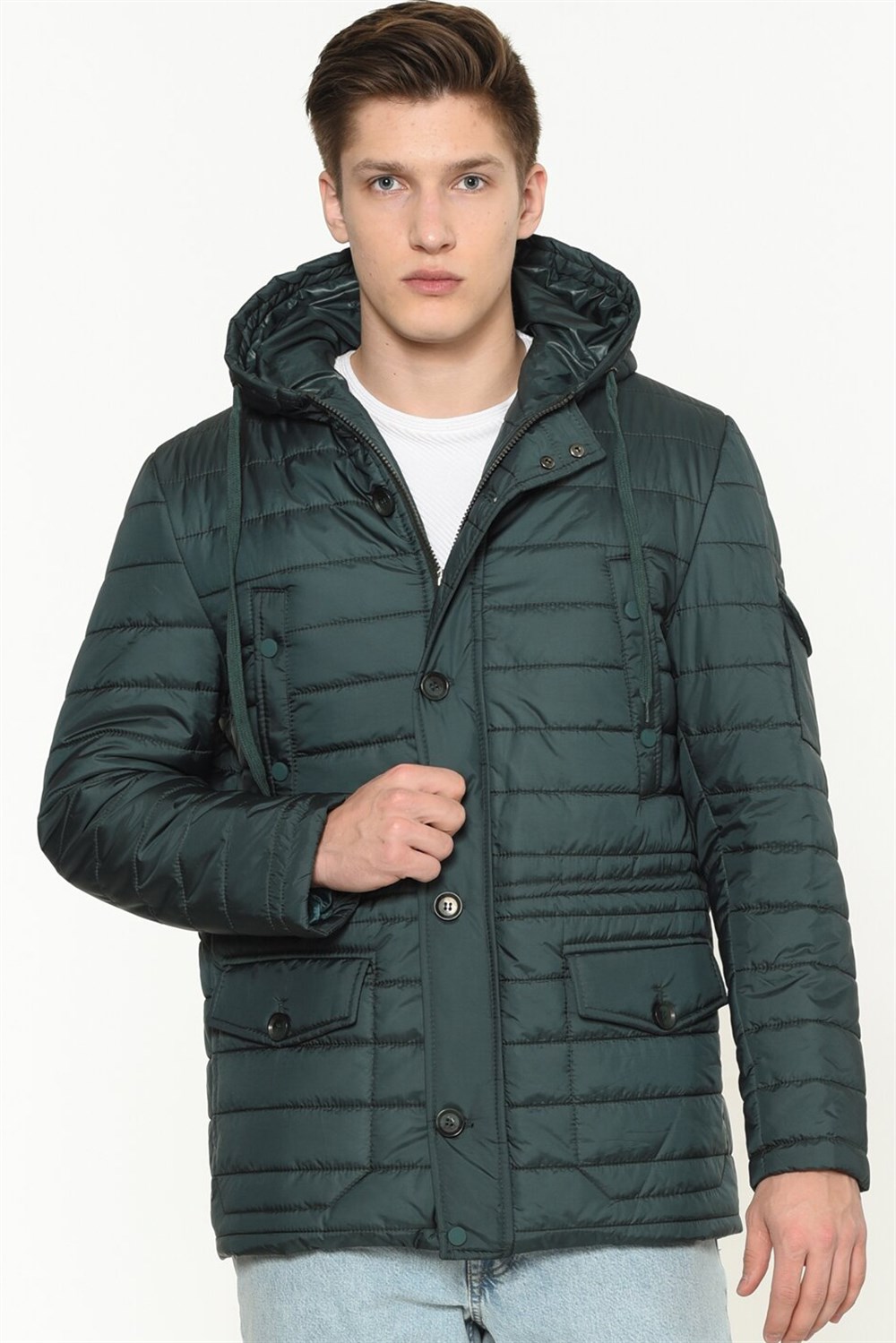 K8638  DEWBERRY ERKEK  KABAN-YEŞİL