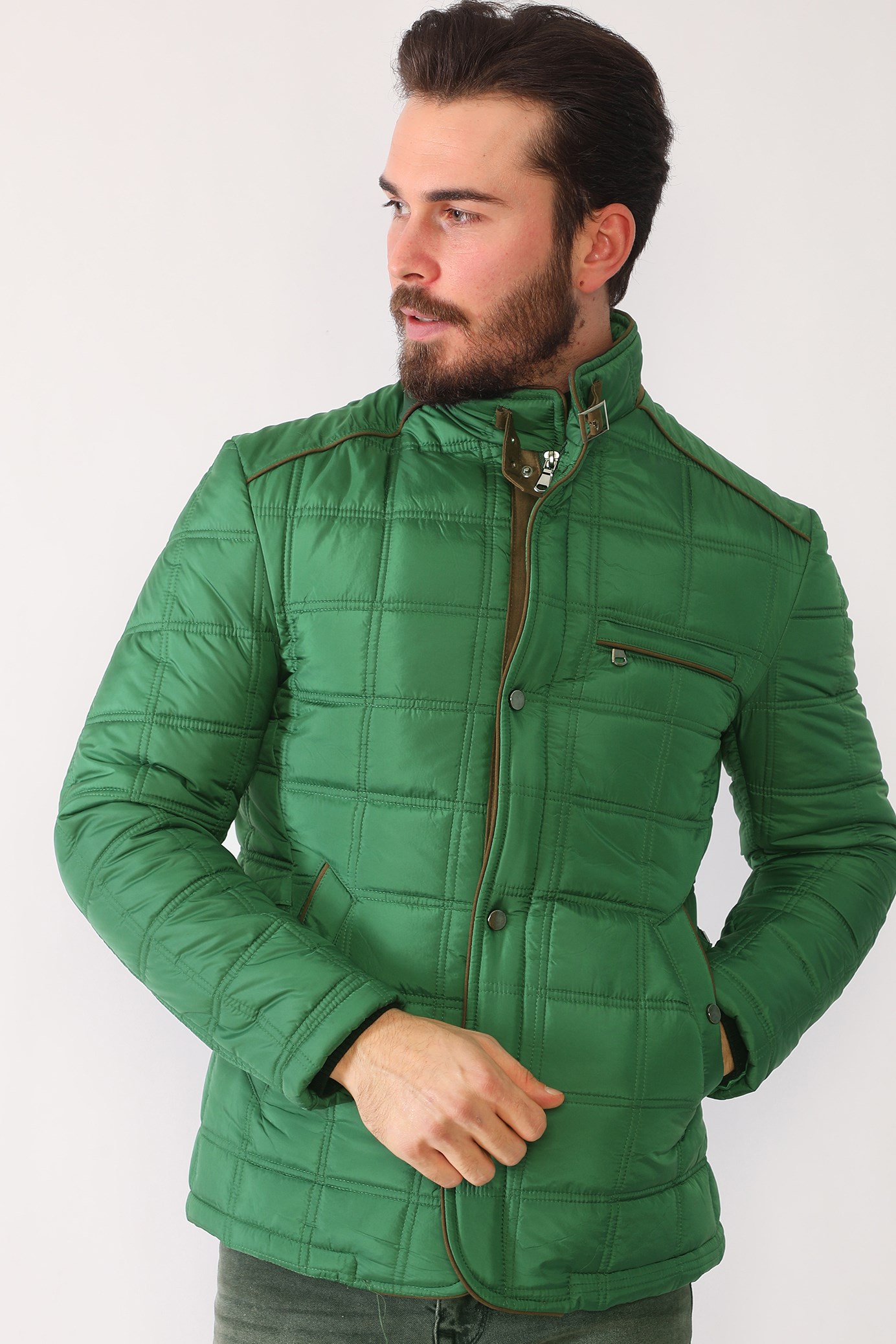 M8640 DEWBERRY ERKEK MONT-YEŞİL-2