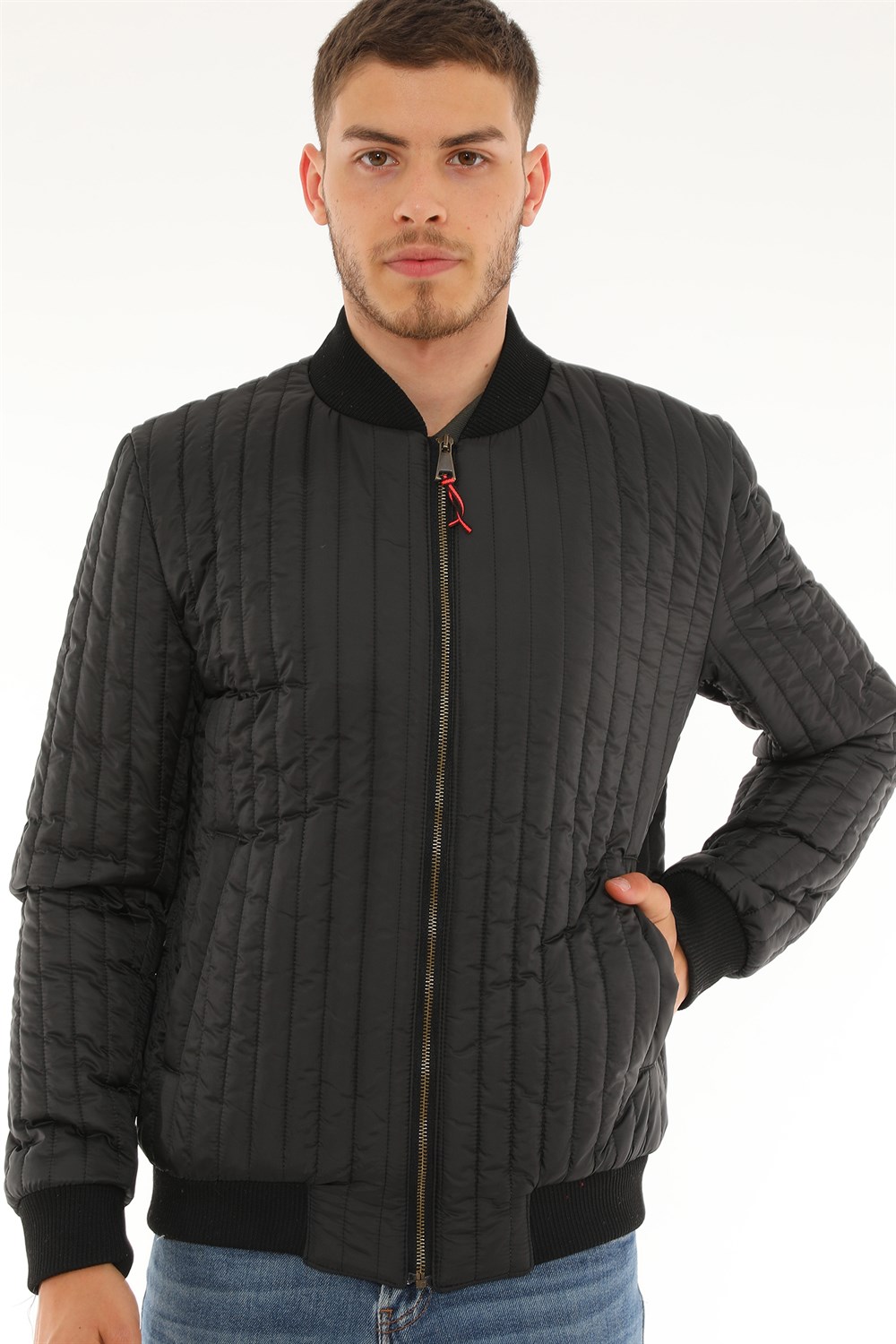 M8643 DEWBERRY ERKEK MONT-SİYAH