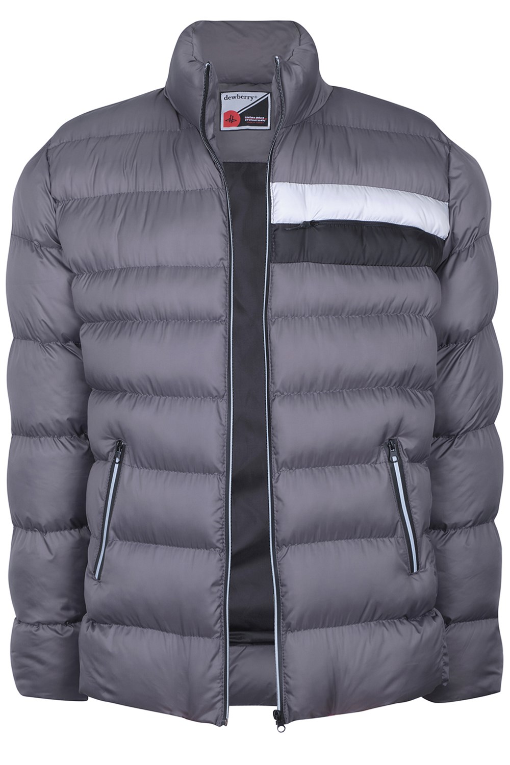 M8650 DEWBERRY ERKEK PUFFER MONT-GRİ