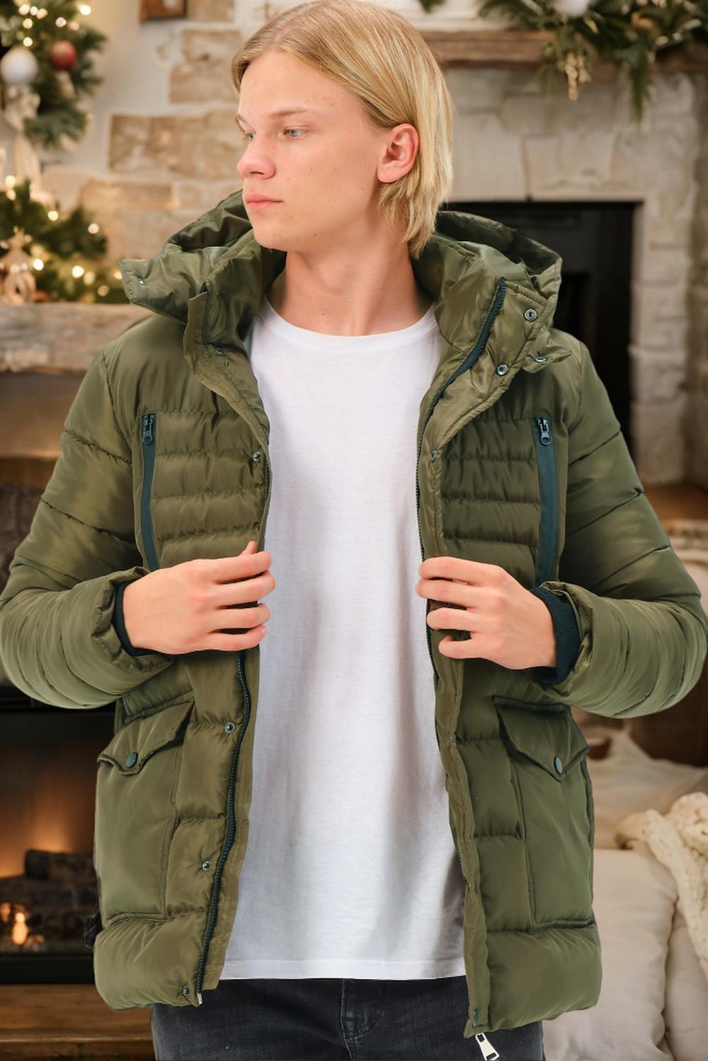 M8657 DEWBERRY ERKEK MONT-DÜZ HAKİ