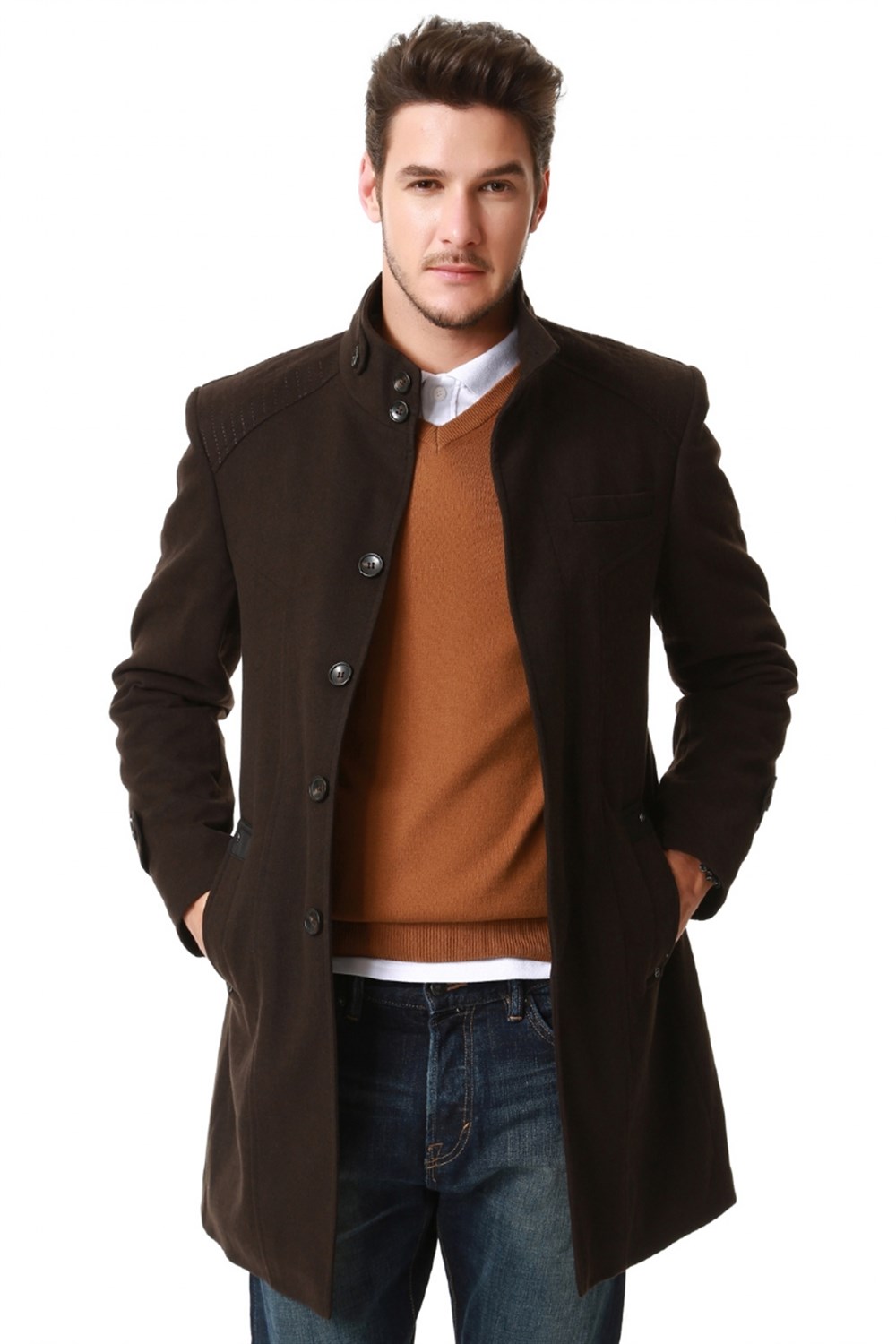 PLT7605 DEWBERRY PALTO-KAHVE