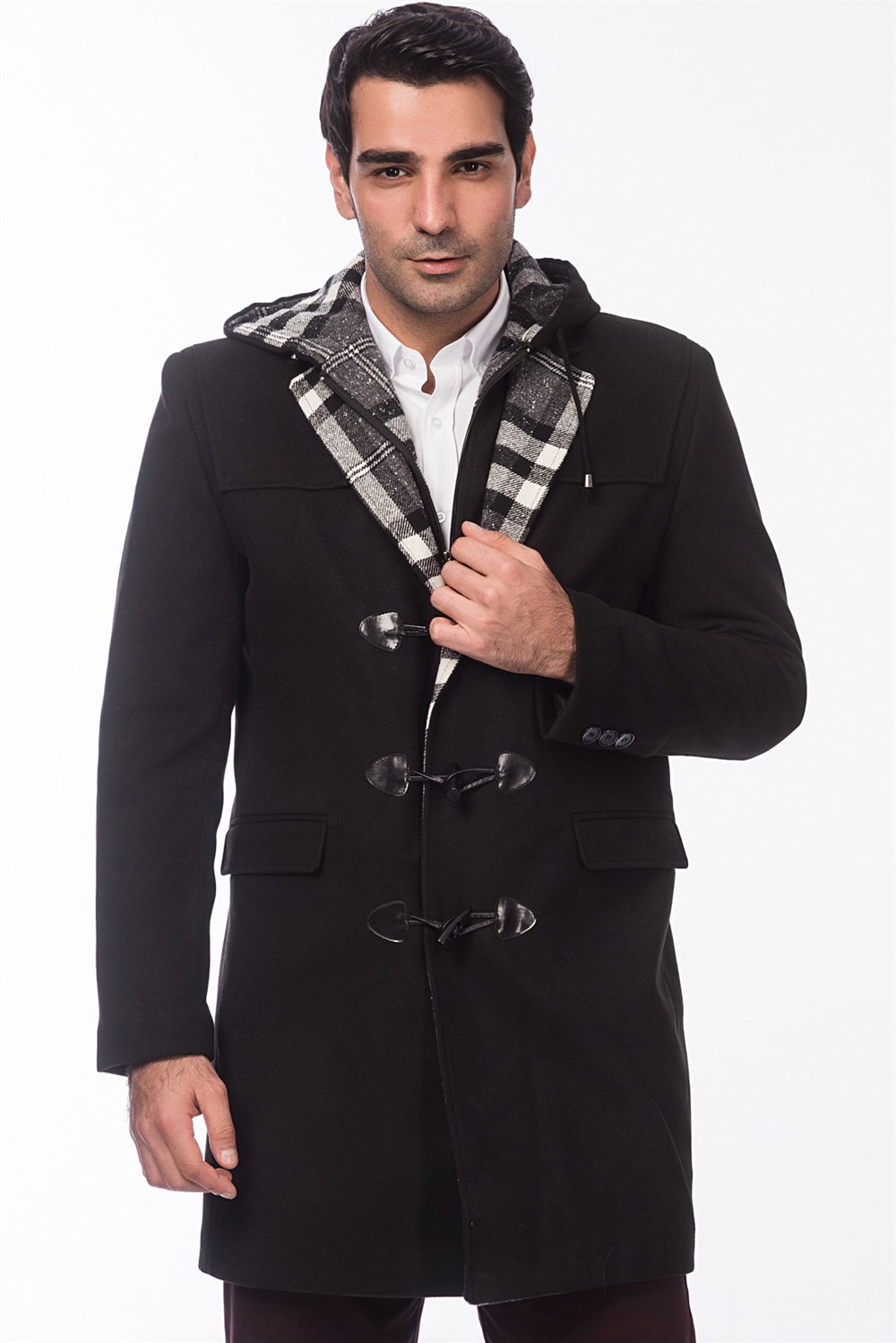 PLT7610 DEWBERRY PALTO-SİYAH