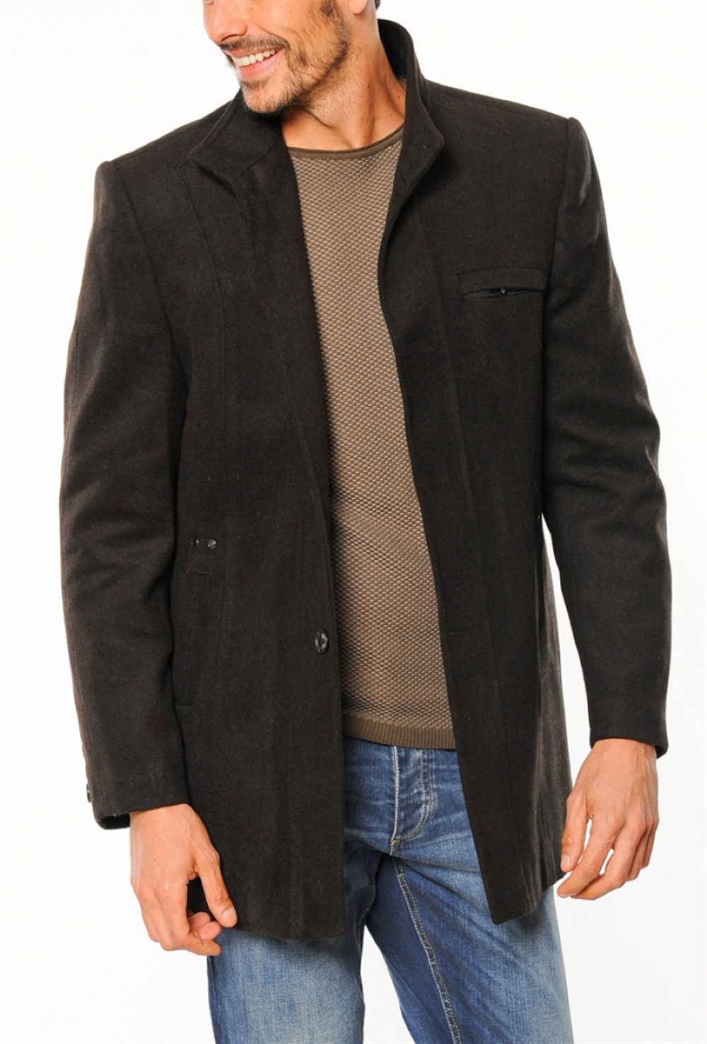 PLT8306 DEWBERRY PALTO-DİAGONAL KAHVE