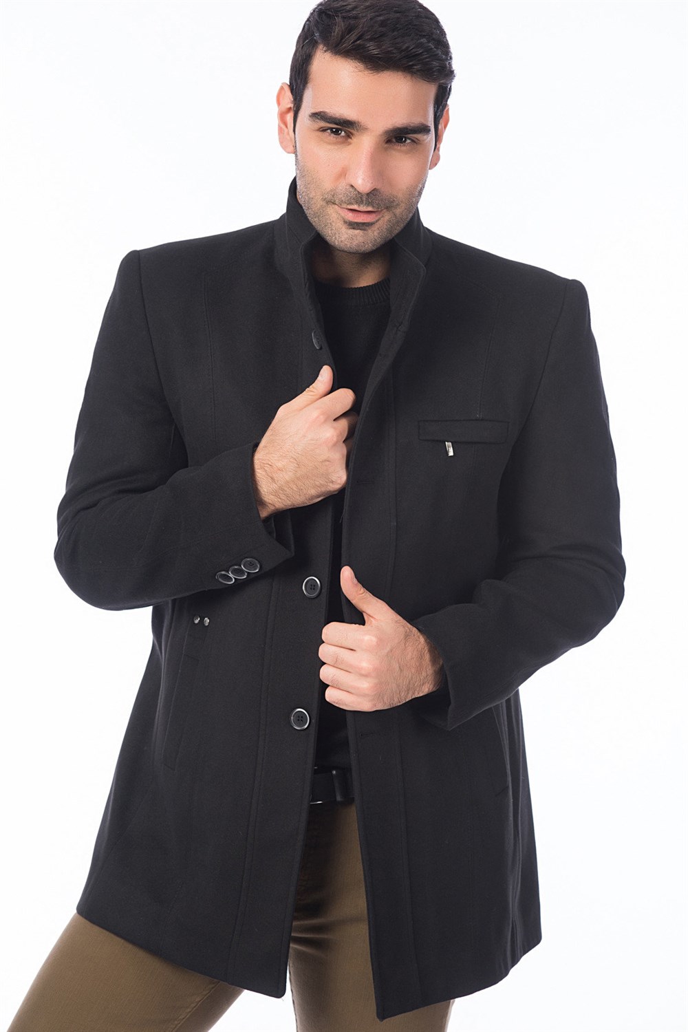 PLT8306 DEWBERRY PALTO-SİYAH