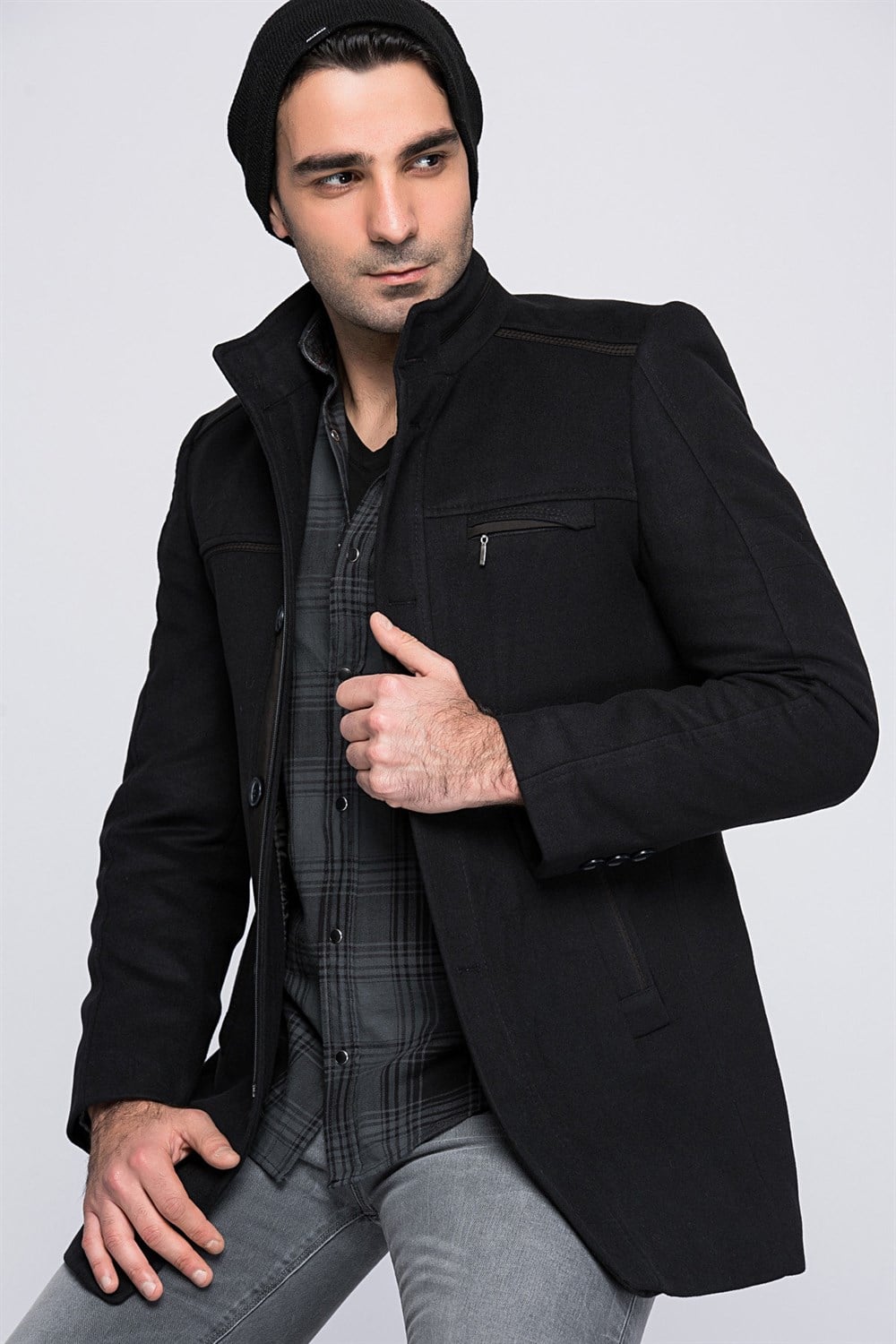 PLT8369 DEWBERRY PALTO-LACİVERT