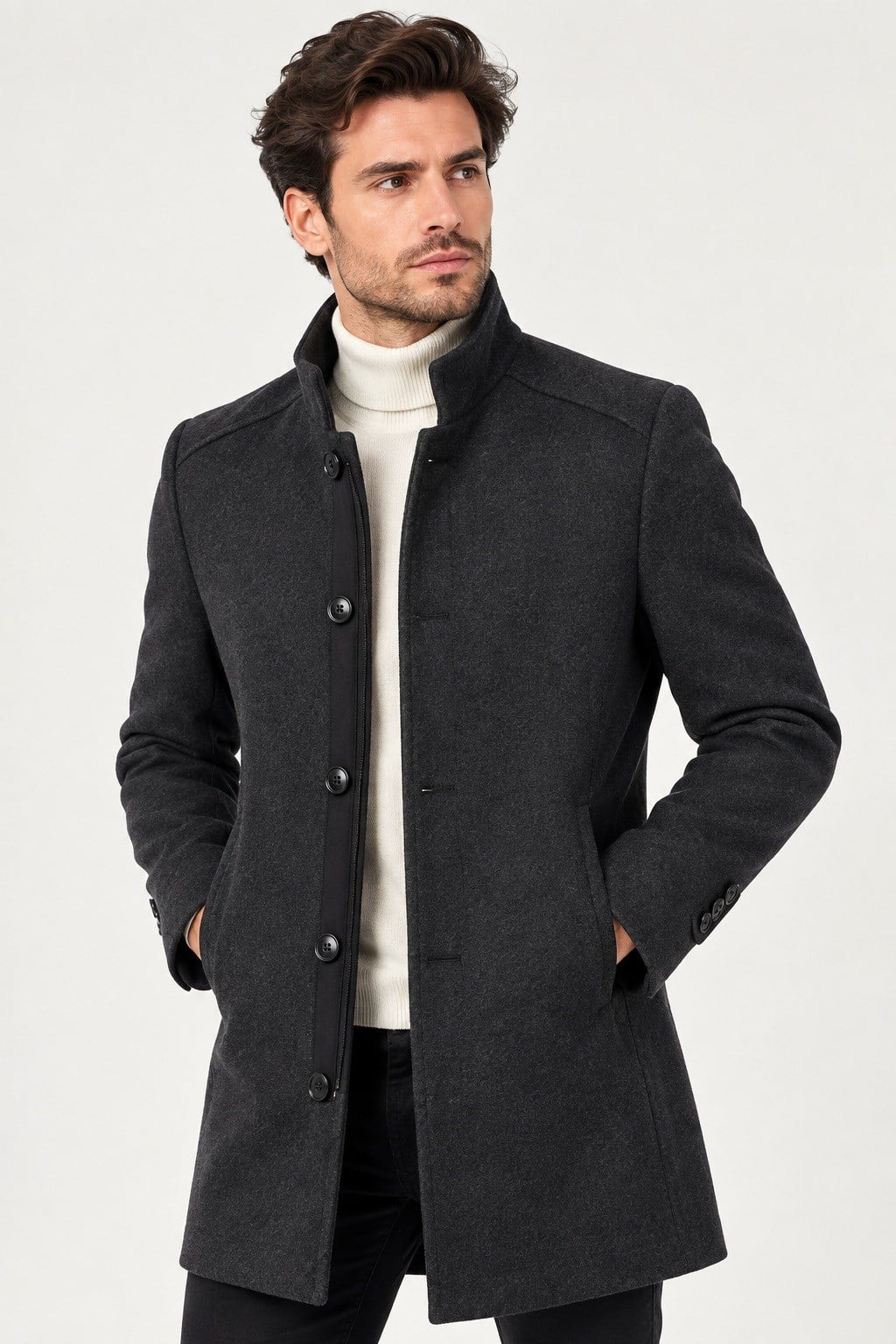 PLT9327 DEWBERRY ERKEK KABAN-ANTRASİT