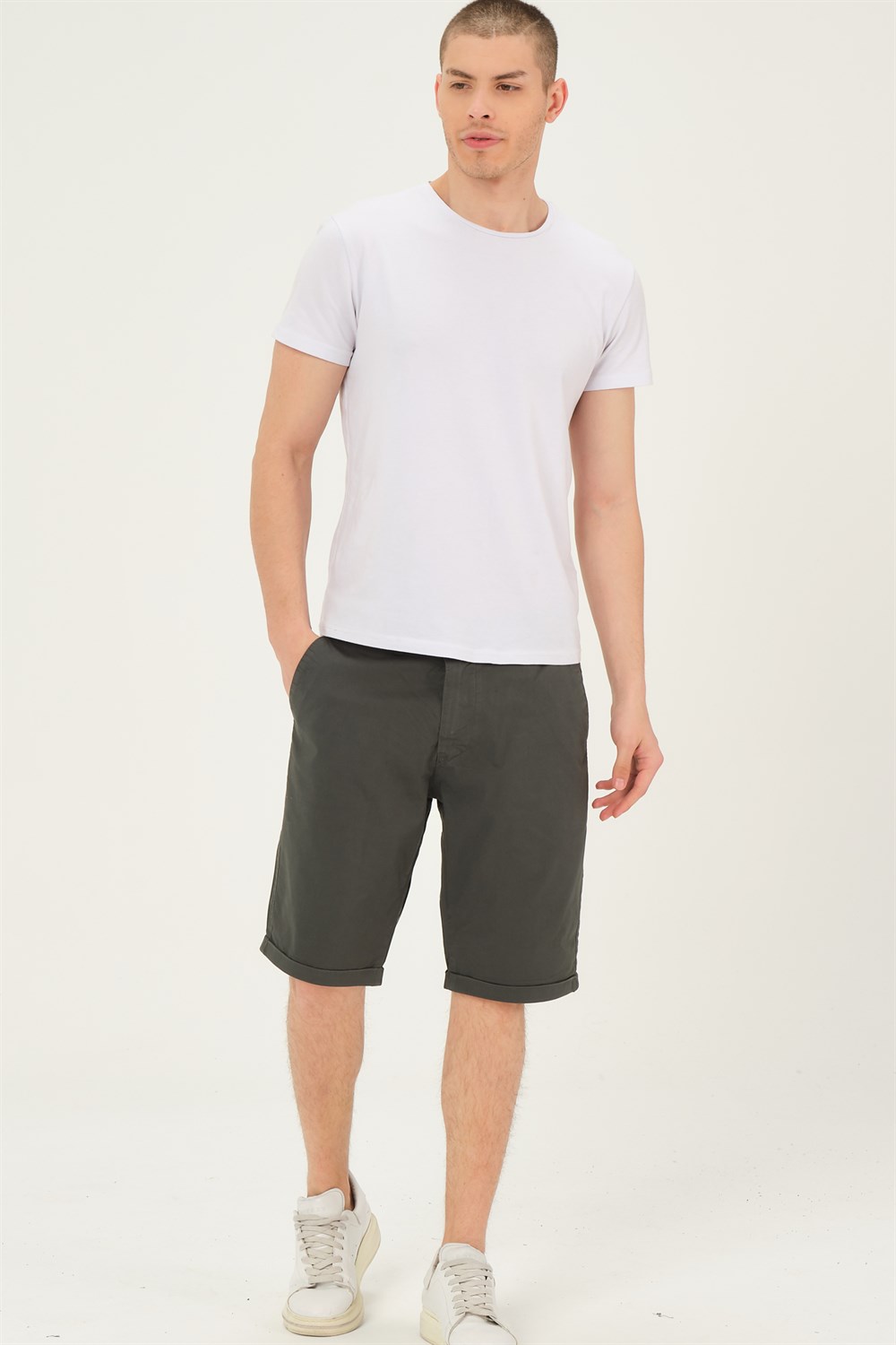S0001 DEWBERRY XLEON ERKEK ŞORT-HAKİ