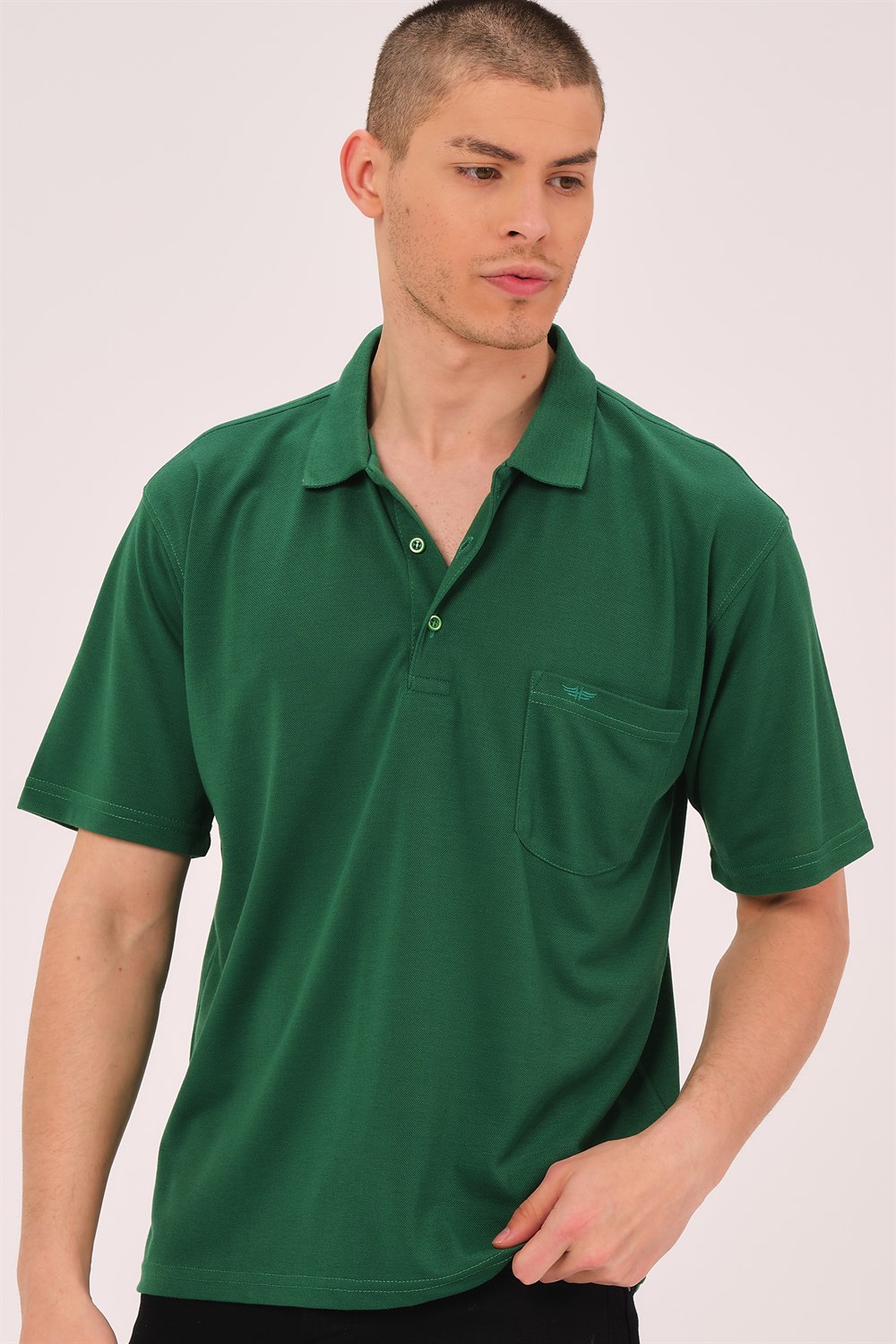 T0063 DEWBERRY ERKEK T-SHIRT-YEŞİL