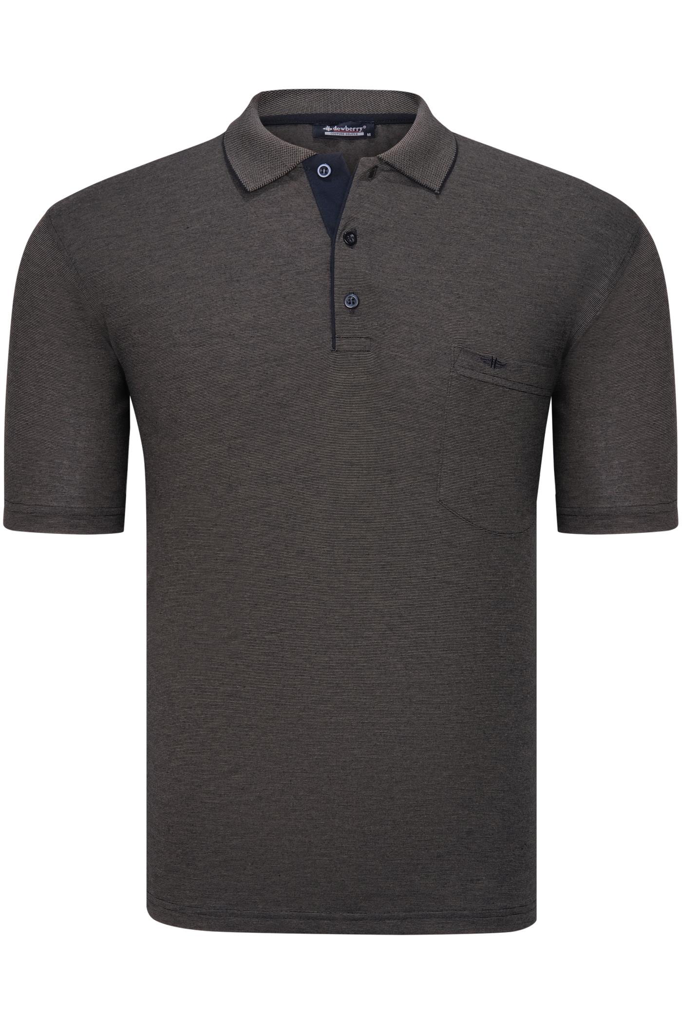 T0092 DEWBERRY ERKEK T-SHIRT-VİZON