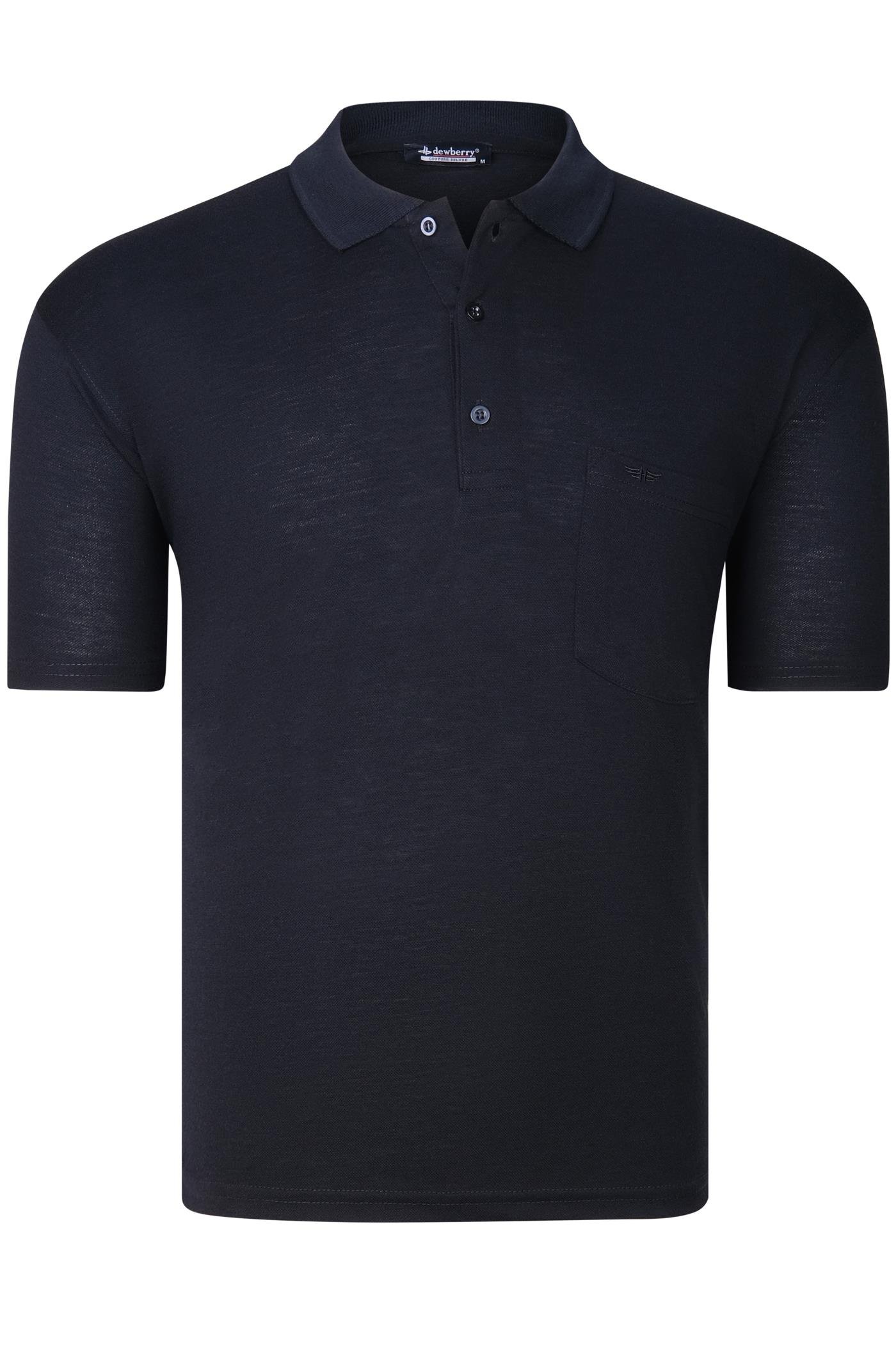 T0093 DEWBERRY ERKEK T-SHIRT-LACİVERT