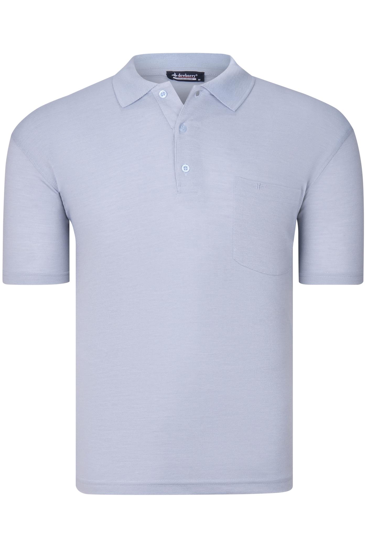 T0093 DEWBERRY ERKEK T-SHIRT-MAVİ