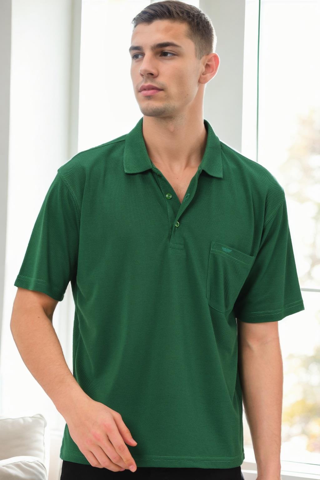 T0093 DEWBERRY ERKEK T-SHIRT-YEŞİL