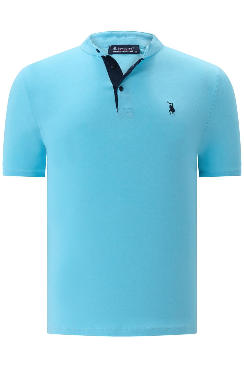 T8560 DEWBERRY T-SHIRT-DÜZ CAMGÖBEĞİ