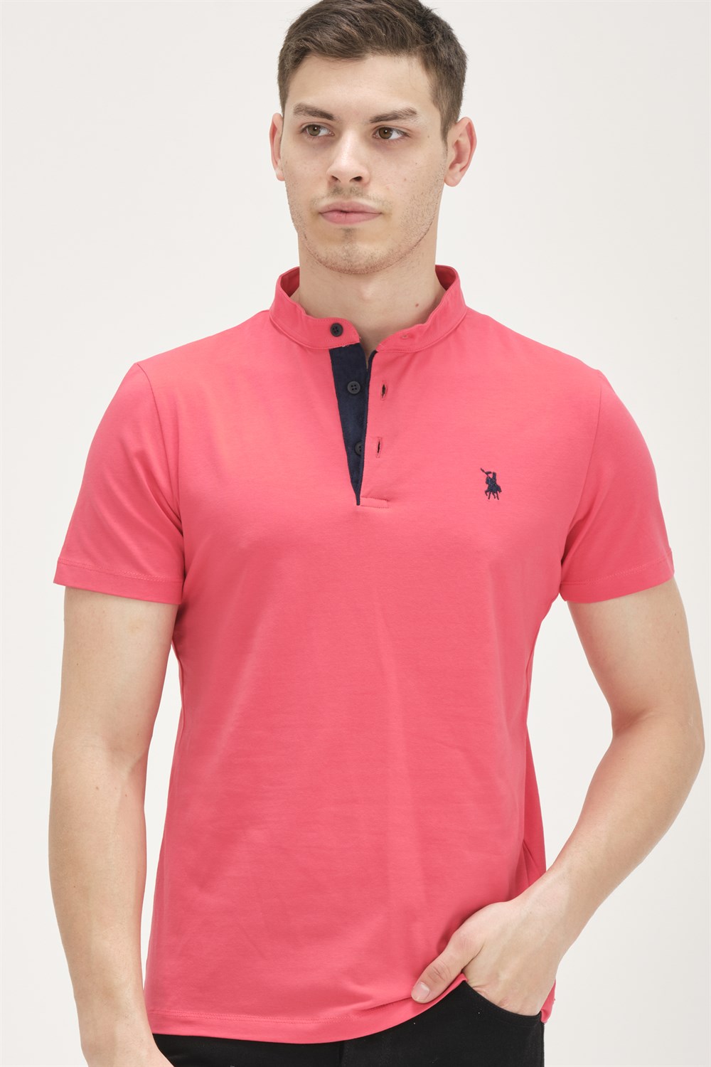 T8560 DEWBERRY T-SHIRT-FUŞYA