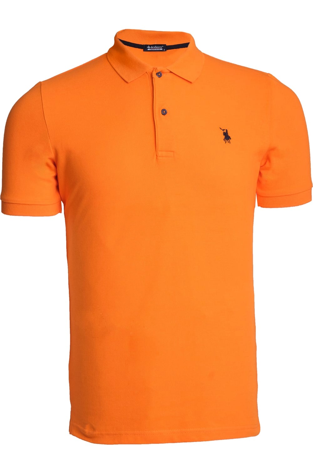 T8561 DEWBERRY ERKEK TSHIRT-AÇIK TURUNCU