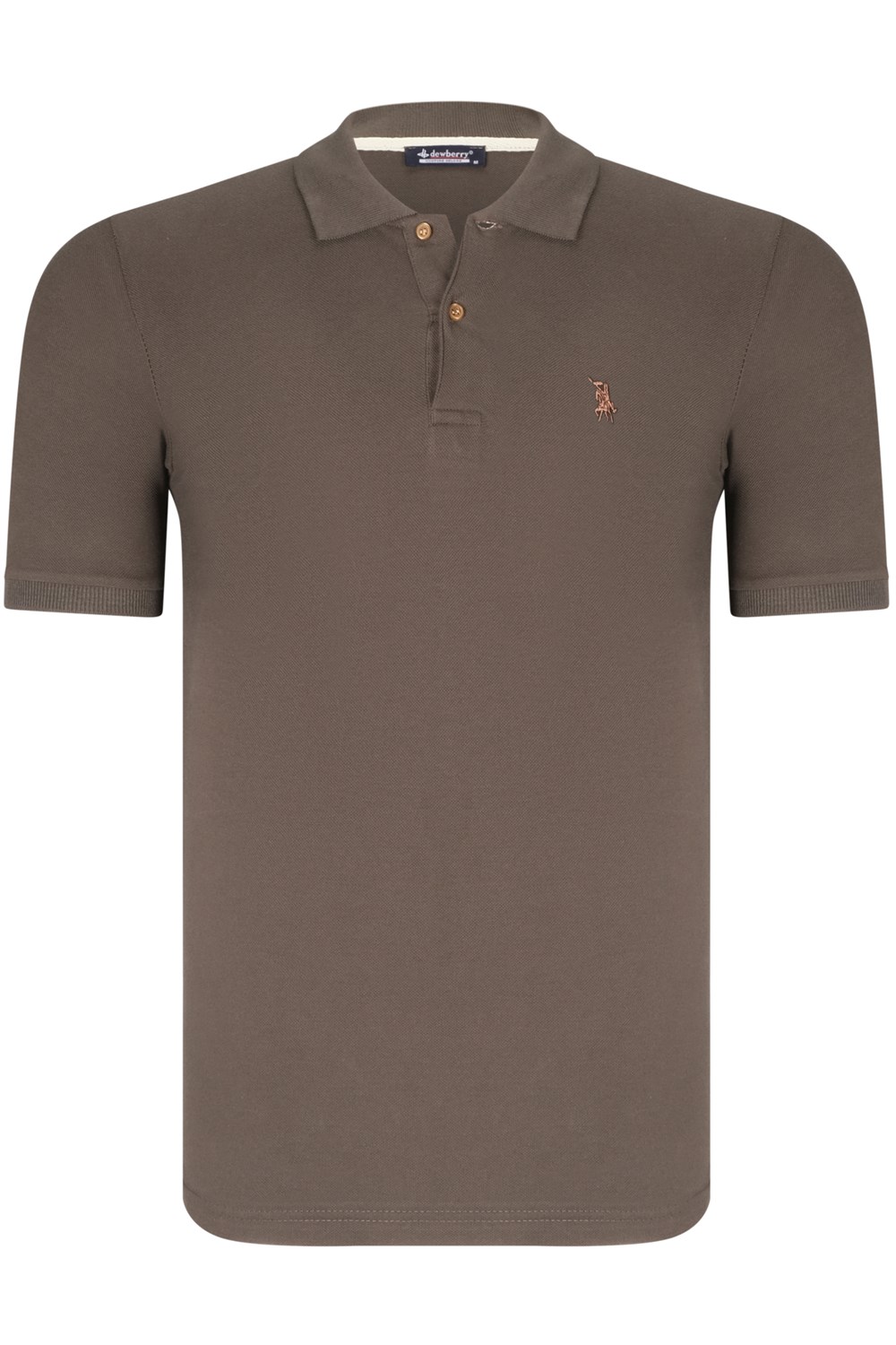 T8561 DEWBERRY ERKEK TSHIRT-KOYU YEŞİL