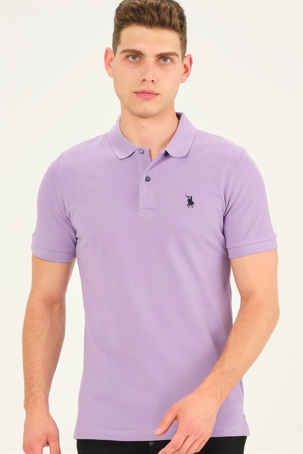 T8561 DEWBERRY ERKEK TSHIRT-LİLA
