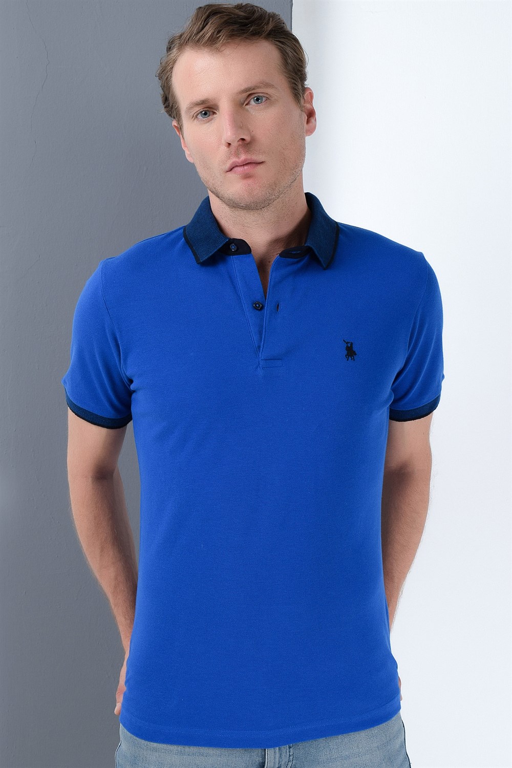 T8566 DEWBERRY ERKEK T-SHIRT-SAKS