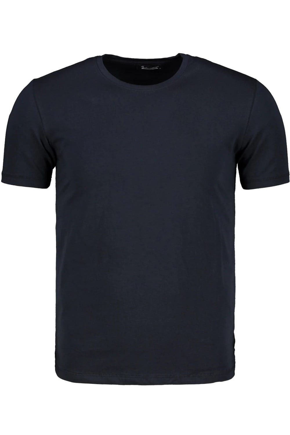 T8569 DEWBERRY BİSİKLET YAKA ERKEK T-SHIRT-KOYU LACİVERT