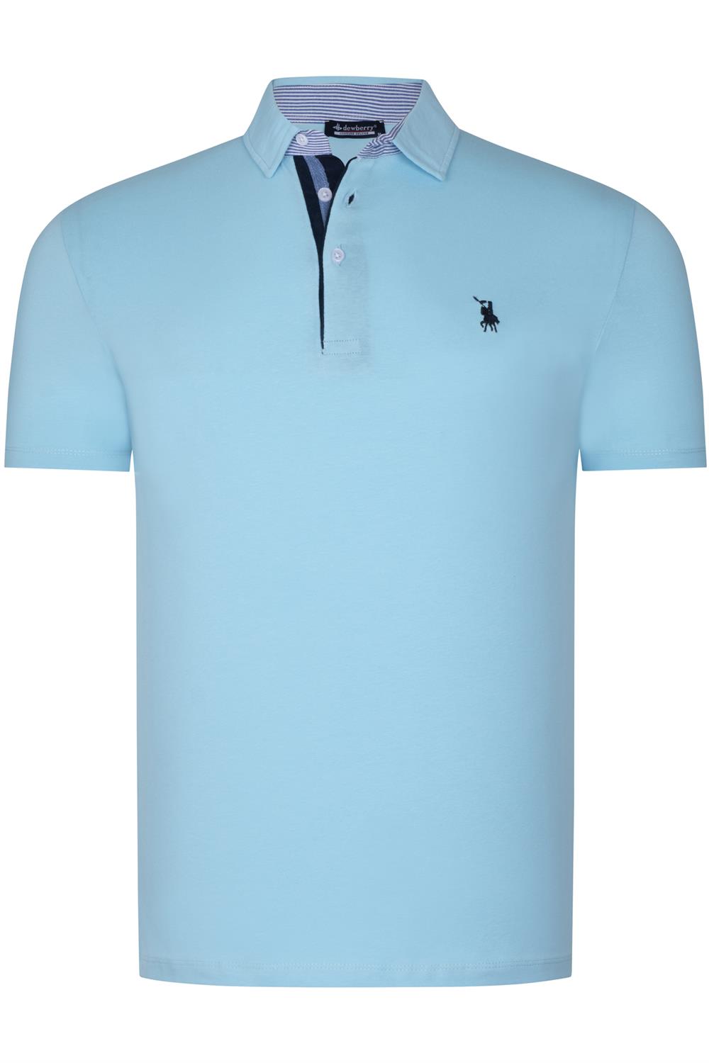 T8582 DEWBERRY ERKEK T-SHIRT-CAMGÖBEĞİ
