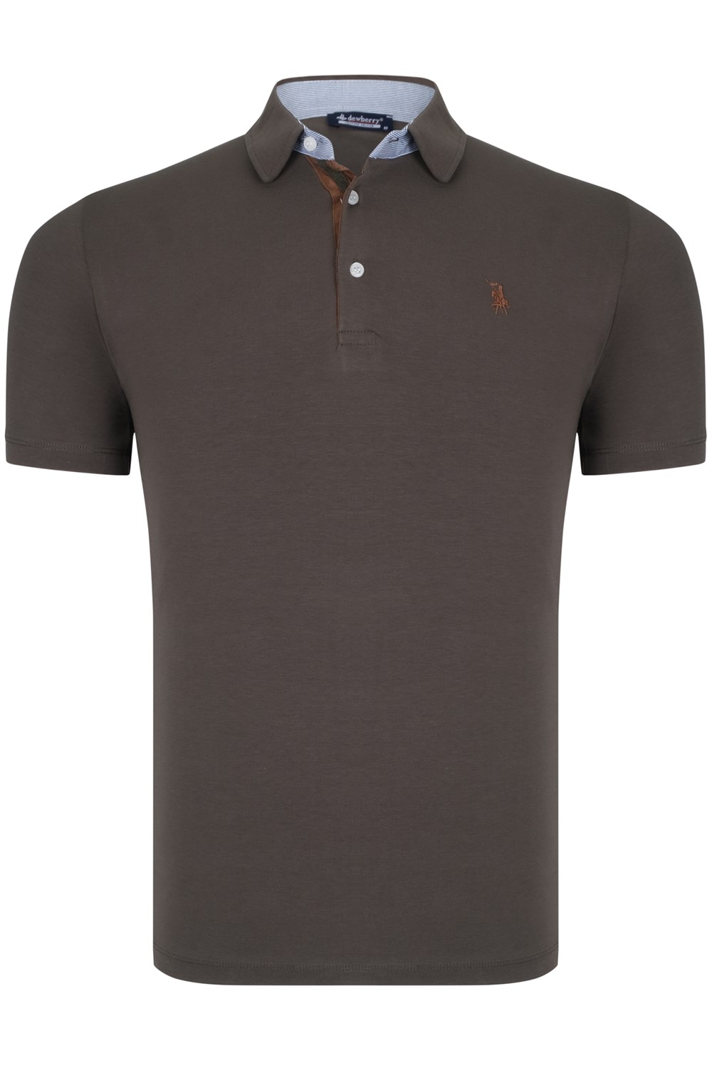 T8582 DEWBERRY ERKEK T-SHIRT-KOYU HAKİ