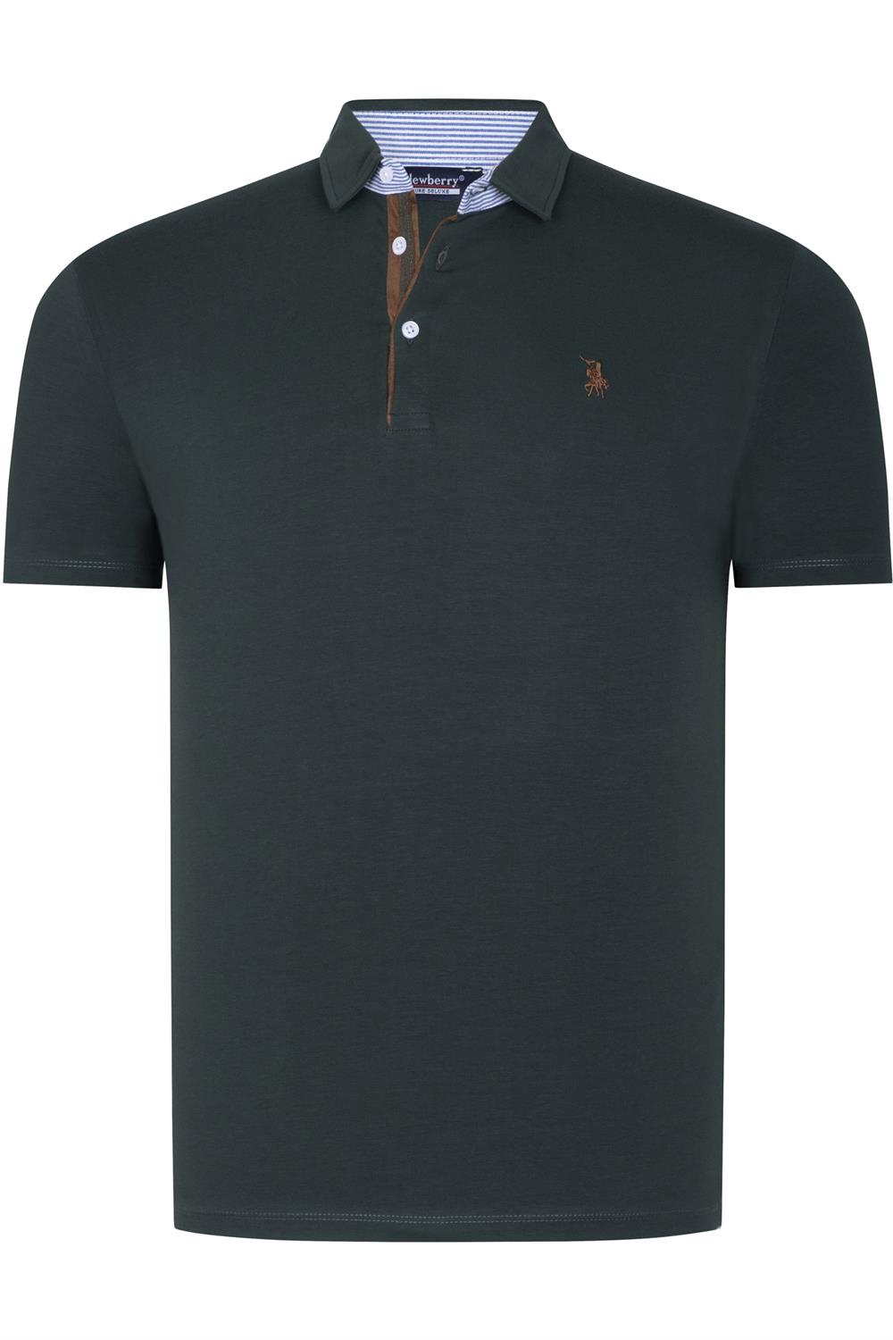 T8582 DEWBERRY ERKEK T-SHIRT-YEŞİL