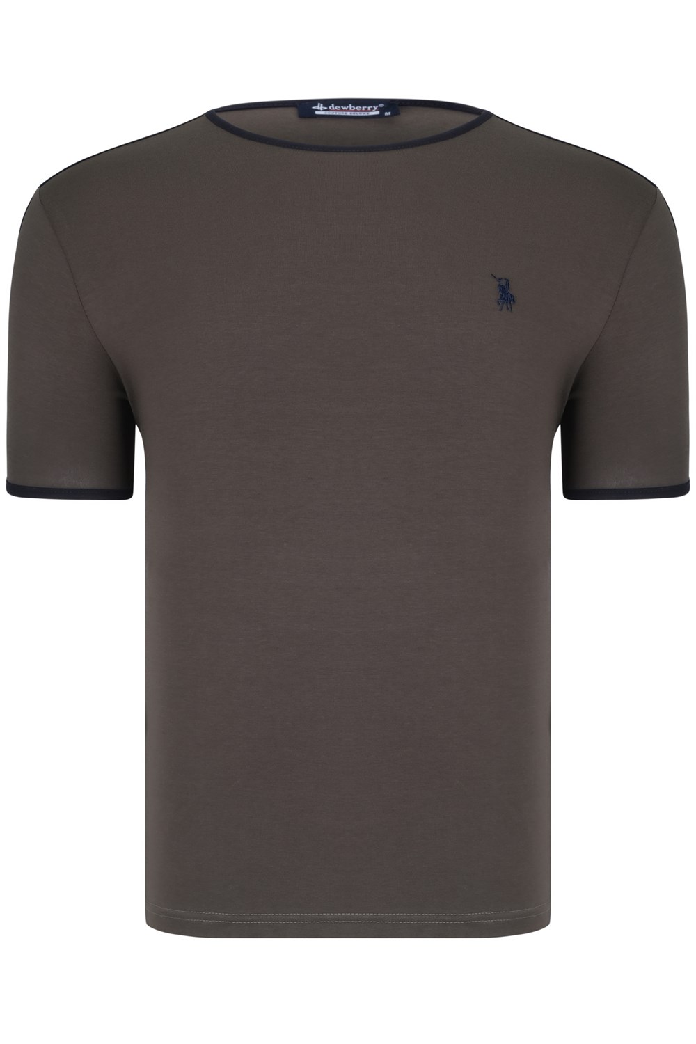 T8584 DEWBERRY ERKEK T-SHIRT-KOYU HAKİ