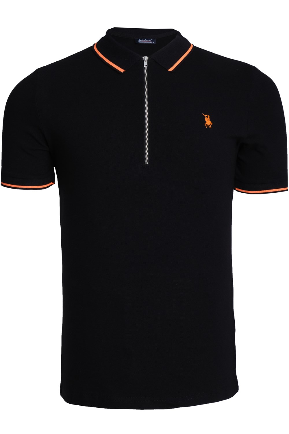 T8595 DEWBERRY ERKEK TSHIRT-SİYAH