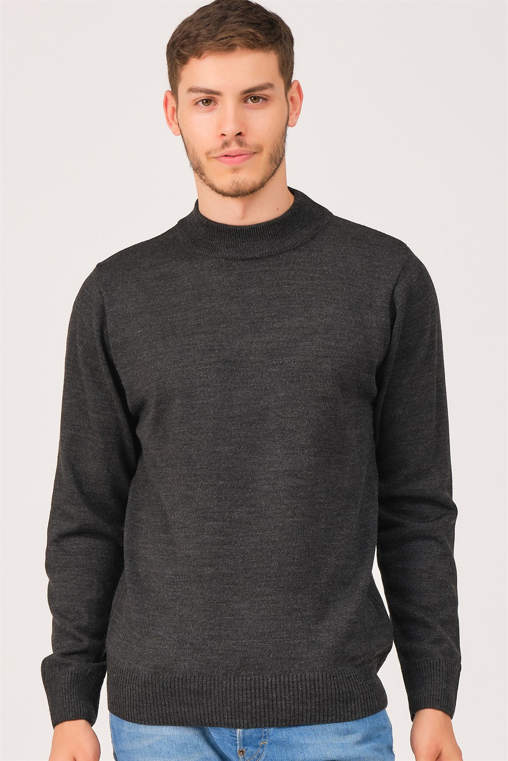 V0004 DEWBERRY ERKEK TURTLENECK KAZAK-ANTRASİT