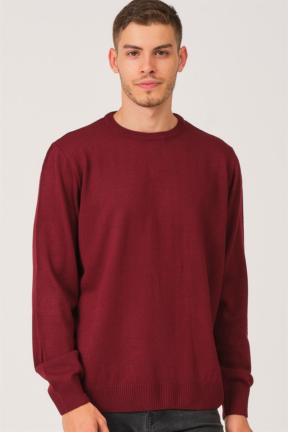 V0091 DEWBERRY ERKEK BATTAL OVERSIZE KAZAK-BORDO