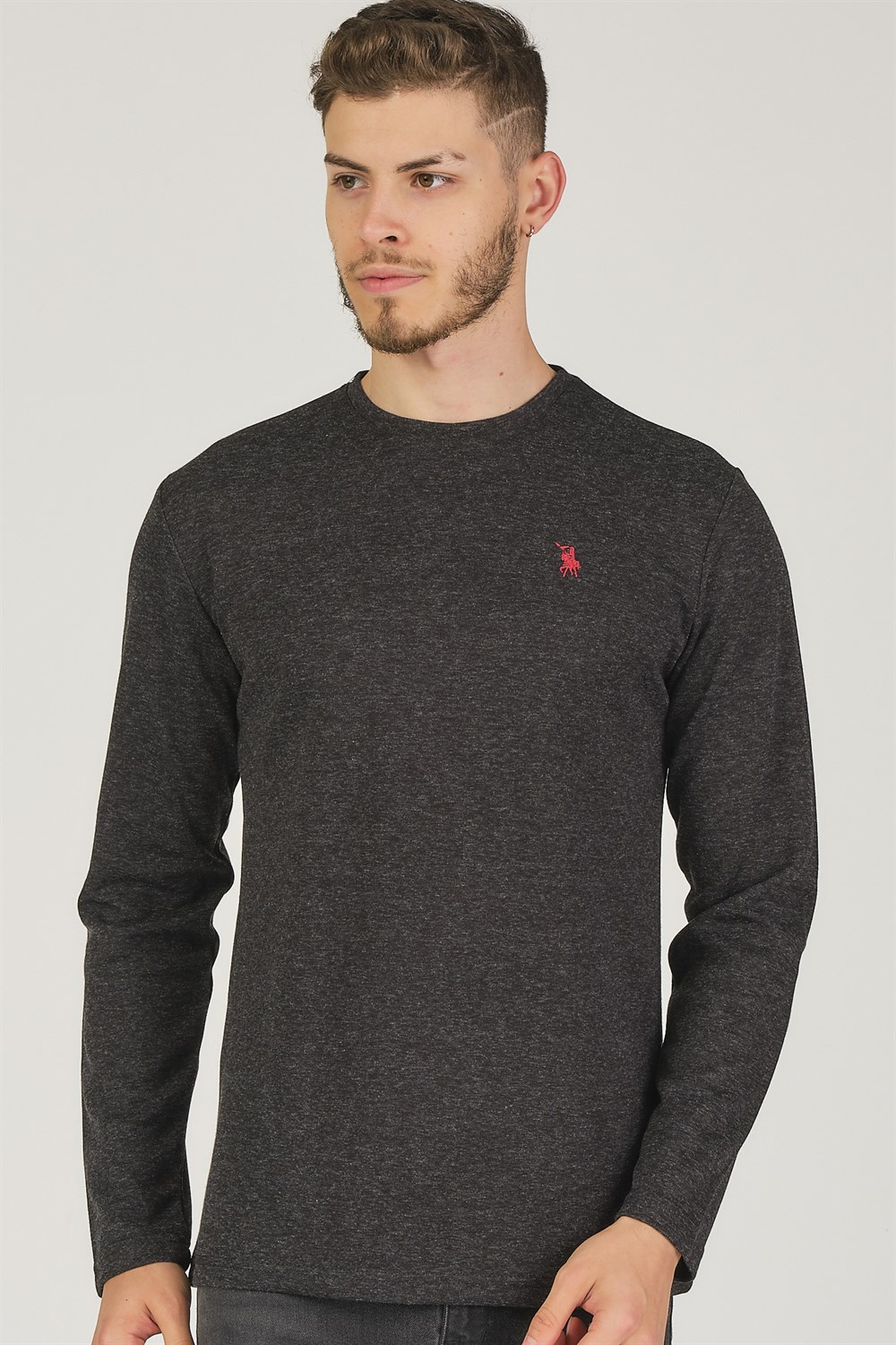 V4001 DEWBERRY ERKEK SWEATSHIRT-SİYAH