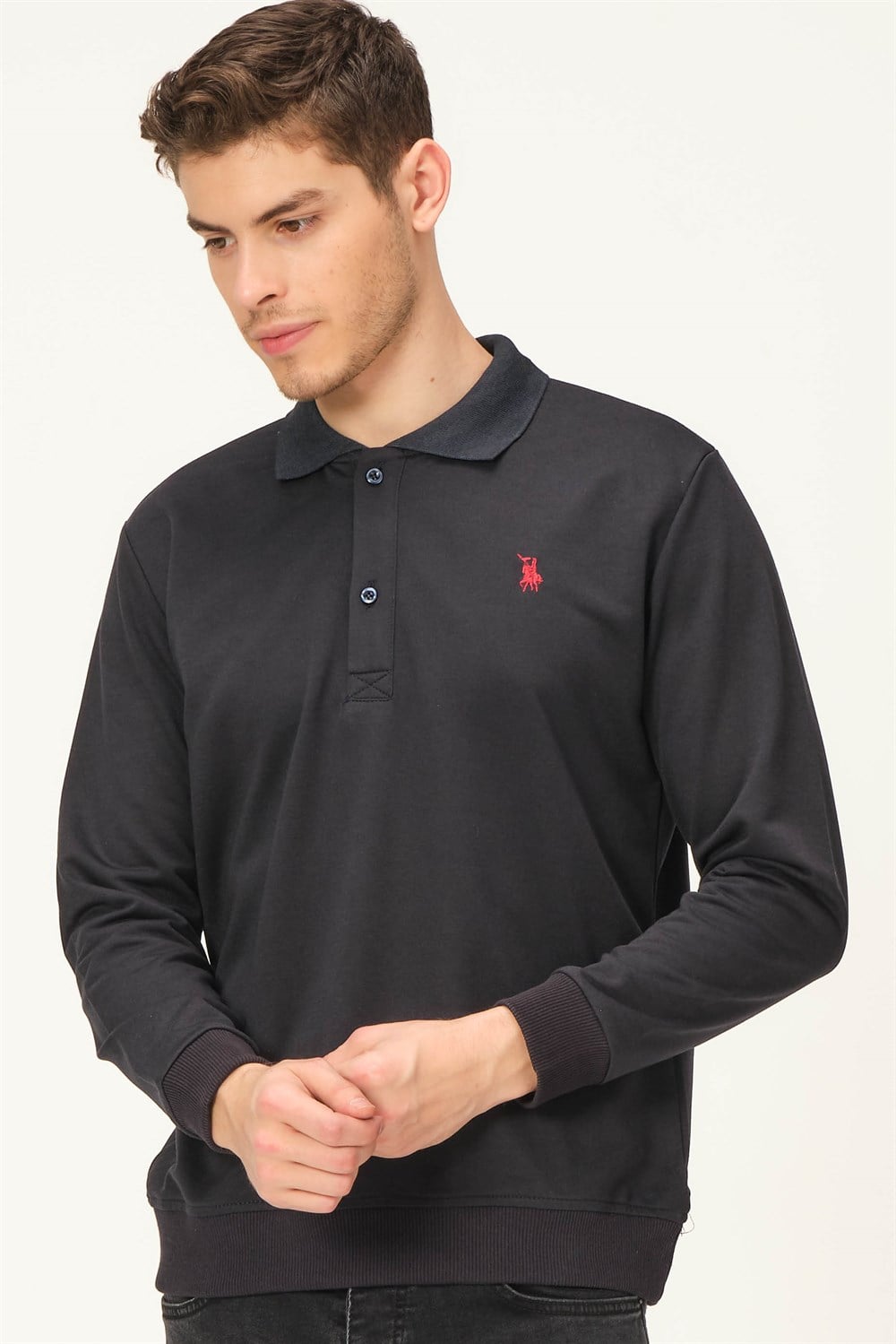 V4007 DEWBERRY ERKEK SWEATSHIRT-LACİVERT