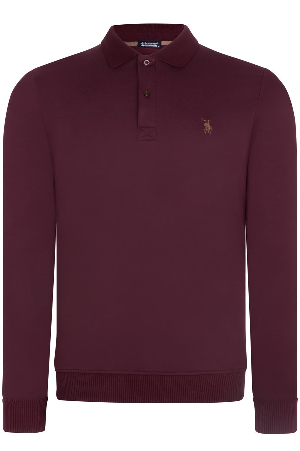 V4007 DEWBERRY ERKEK SWEATSHIRT-MOR