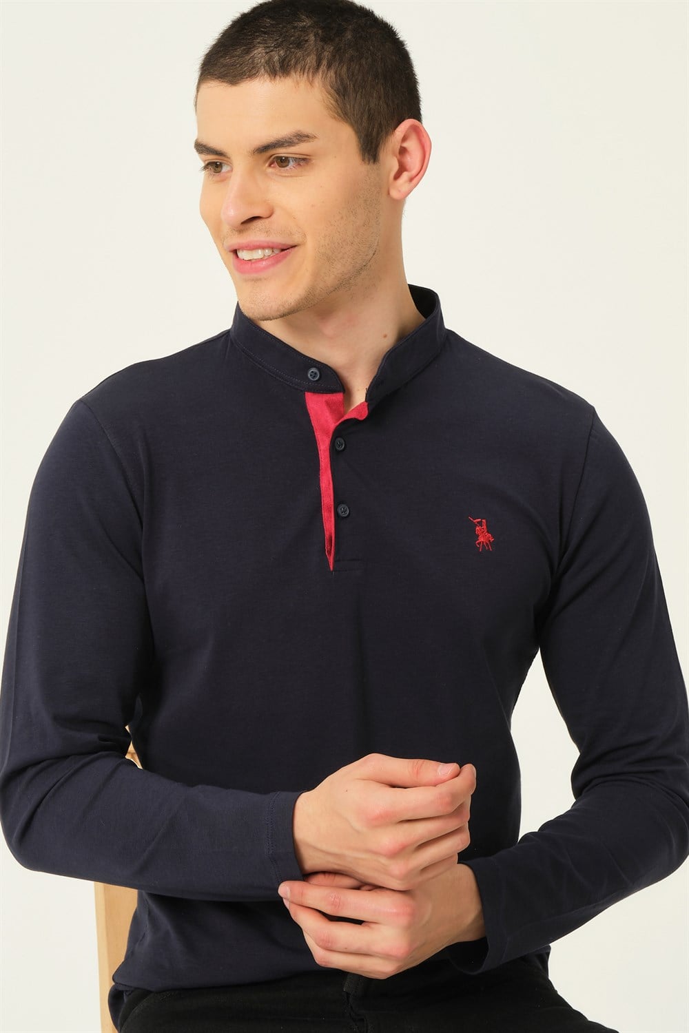 V4009 DEWBERRY ERKEK SWEATSHIRT-LACİVERT