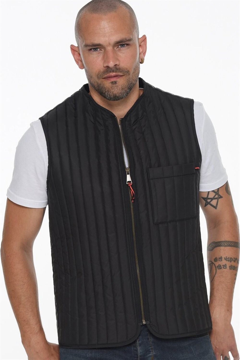 Y8611 DEWBERRY ERKEK YELEK-SİYAH