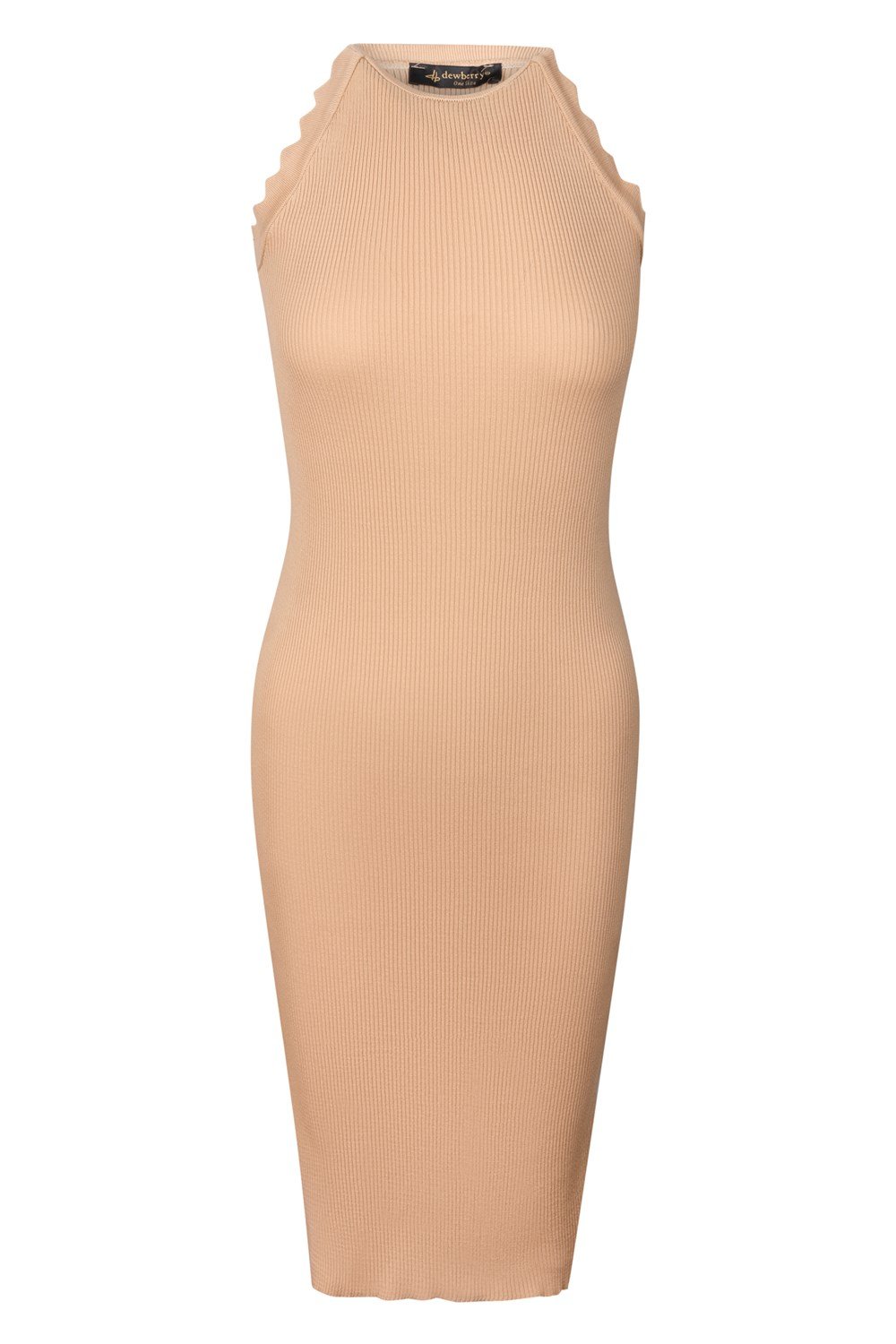 Z2012 DEWBERRY BAYAN ELBİSE-AÇIK VİZON