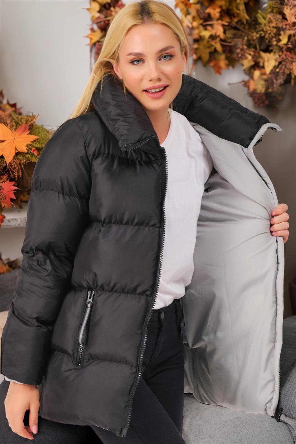 Z6682 DEWBERRY BAYAN MONT-DÜZ SİYAH