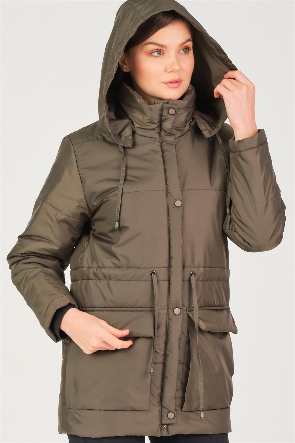 Z6703 DEWBERRY BAYAN KABAN-KOYU HAKİ