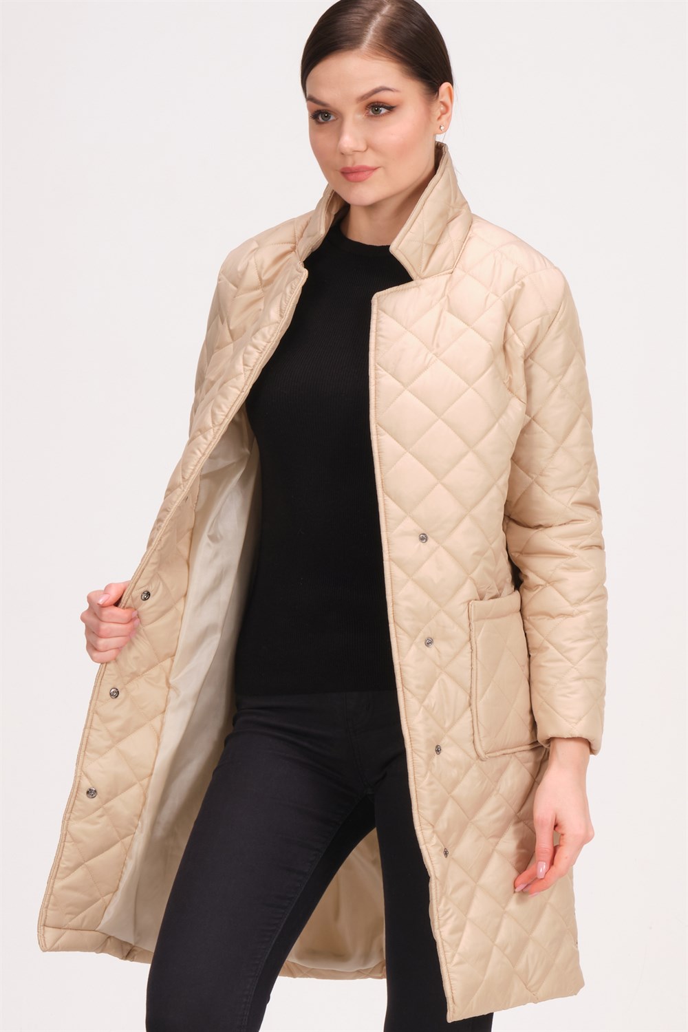 Z6722 DEWBERRY BAYAN KABAN-AÇIK BEJ