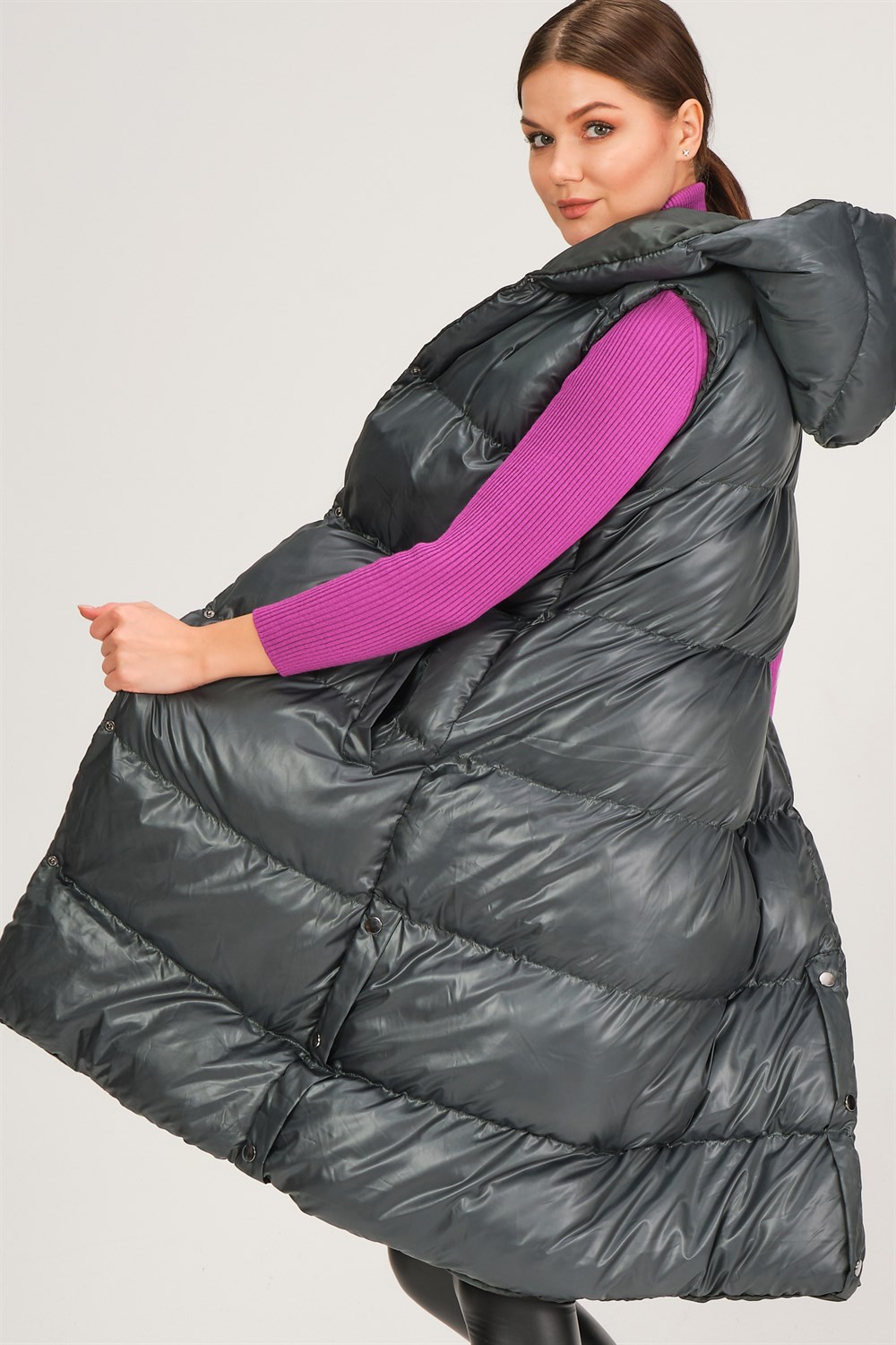 Z6734  DEWBERRY XEXESE BAYAN YELEK-YEŞİL