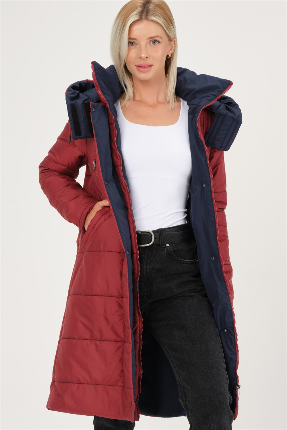 Z6738 DEWBERRY BAYAN KABAN-BORDO