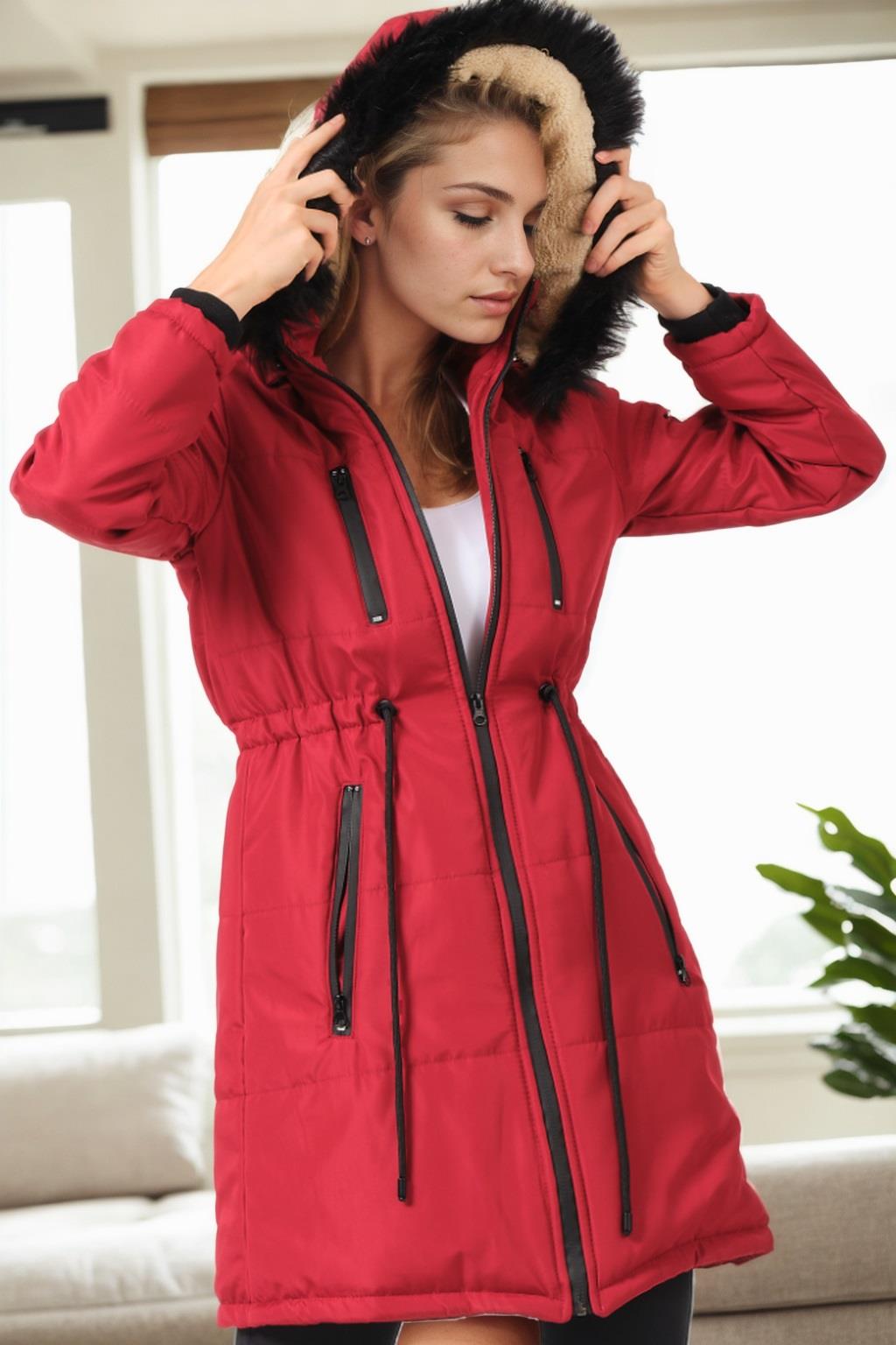 Z6762 DEWBERRY BAYAN KABAN-BORDO-1