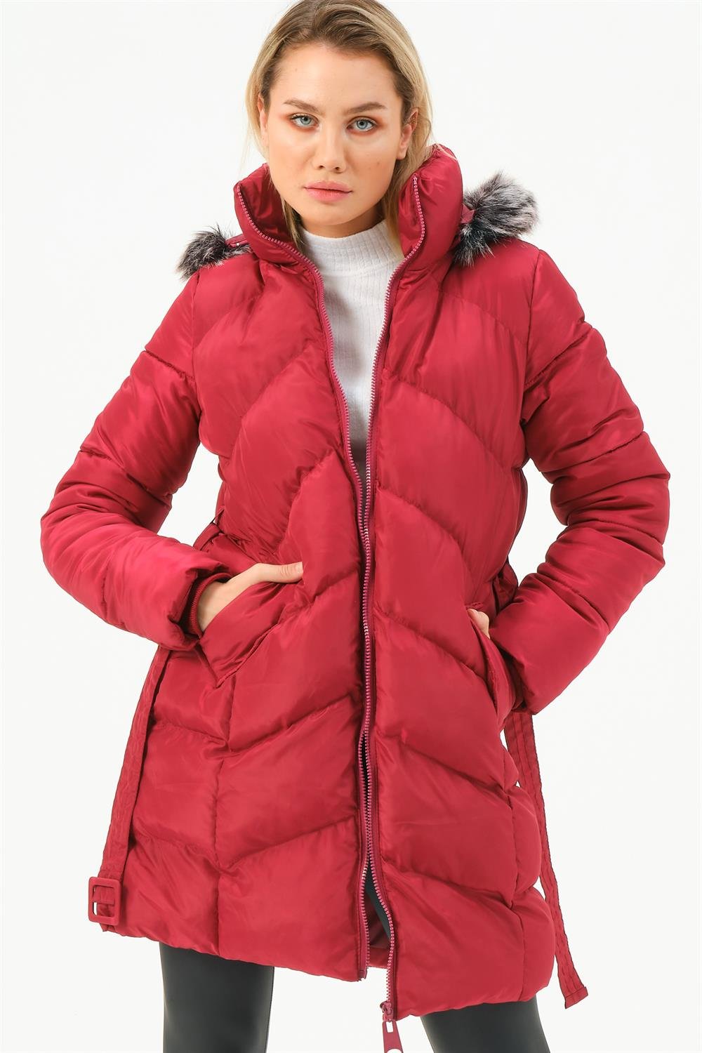 Z6768 DEWBERRY BAYAN KABAN-BORDO
