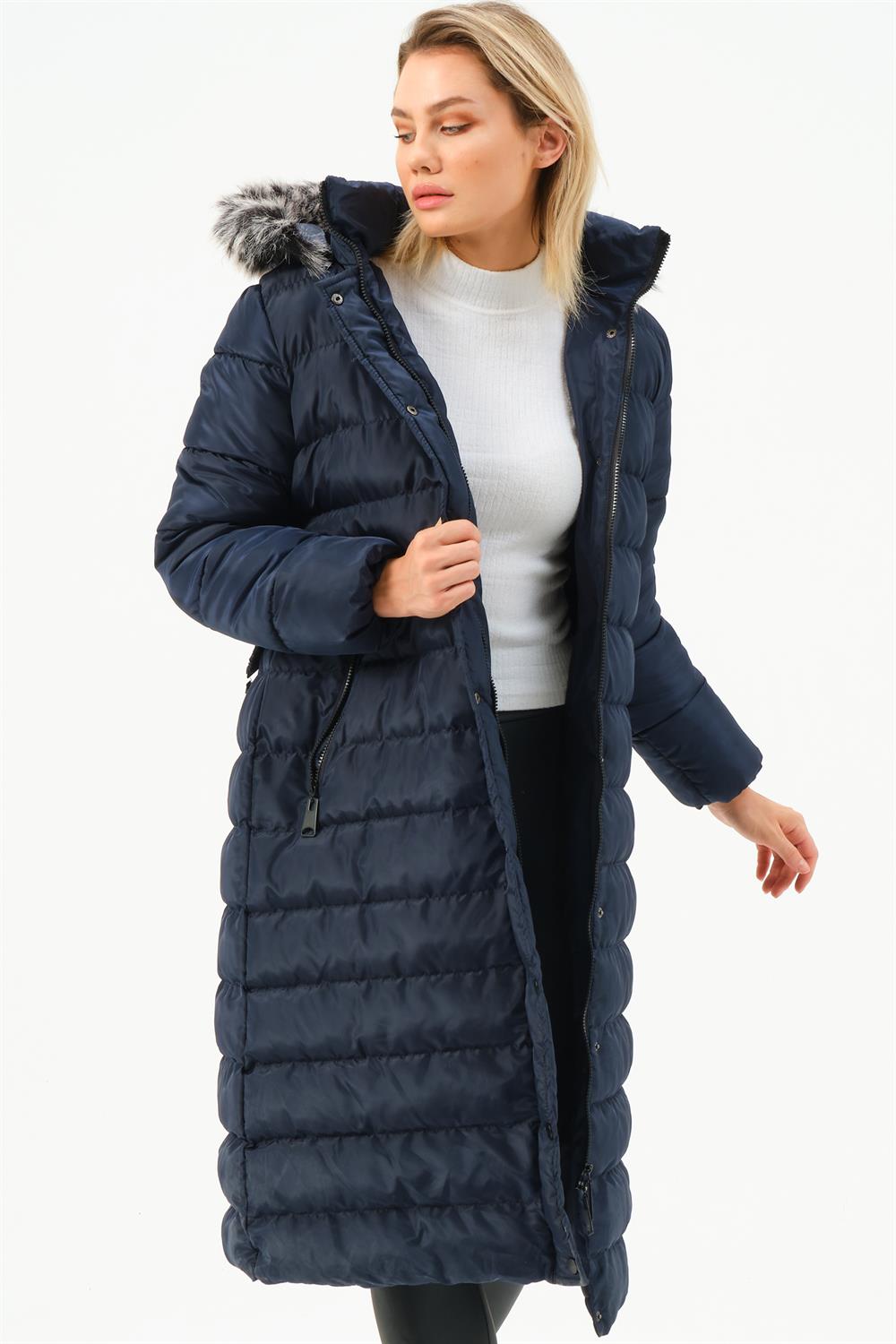 Z6779 DEWBERRY BAYAN KABAN-LACİVERT