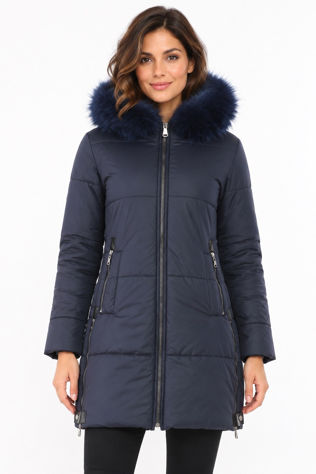 Z9668 DEWBERRY BAYAN KABAN-LACİVERT-1