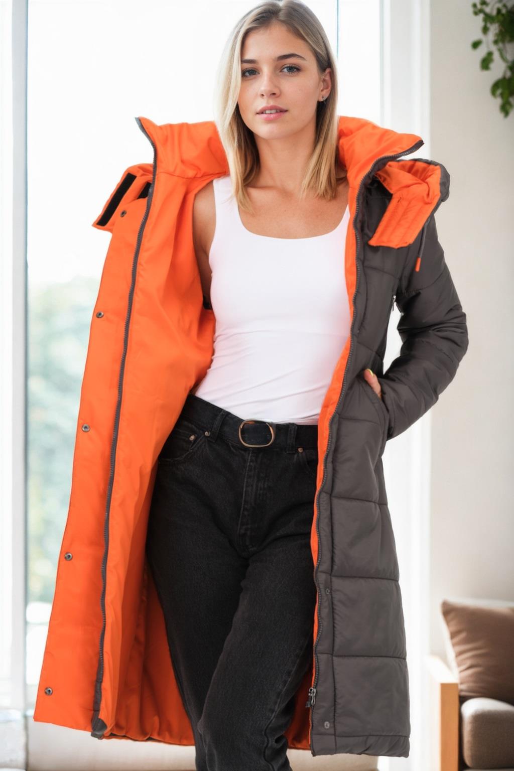 Z9738 DEWBERRY BAYAN KABAN-ANTRASİT