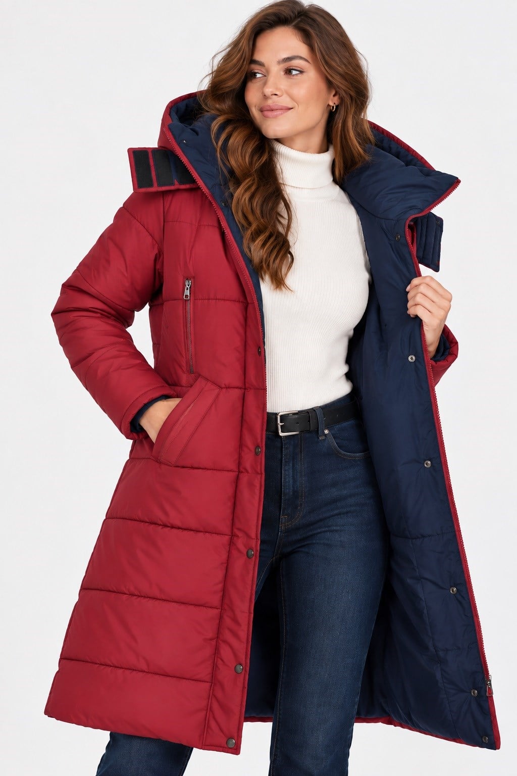 Z9738 DEWBERRY BAYAN KABAN-BORDO OPTİK