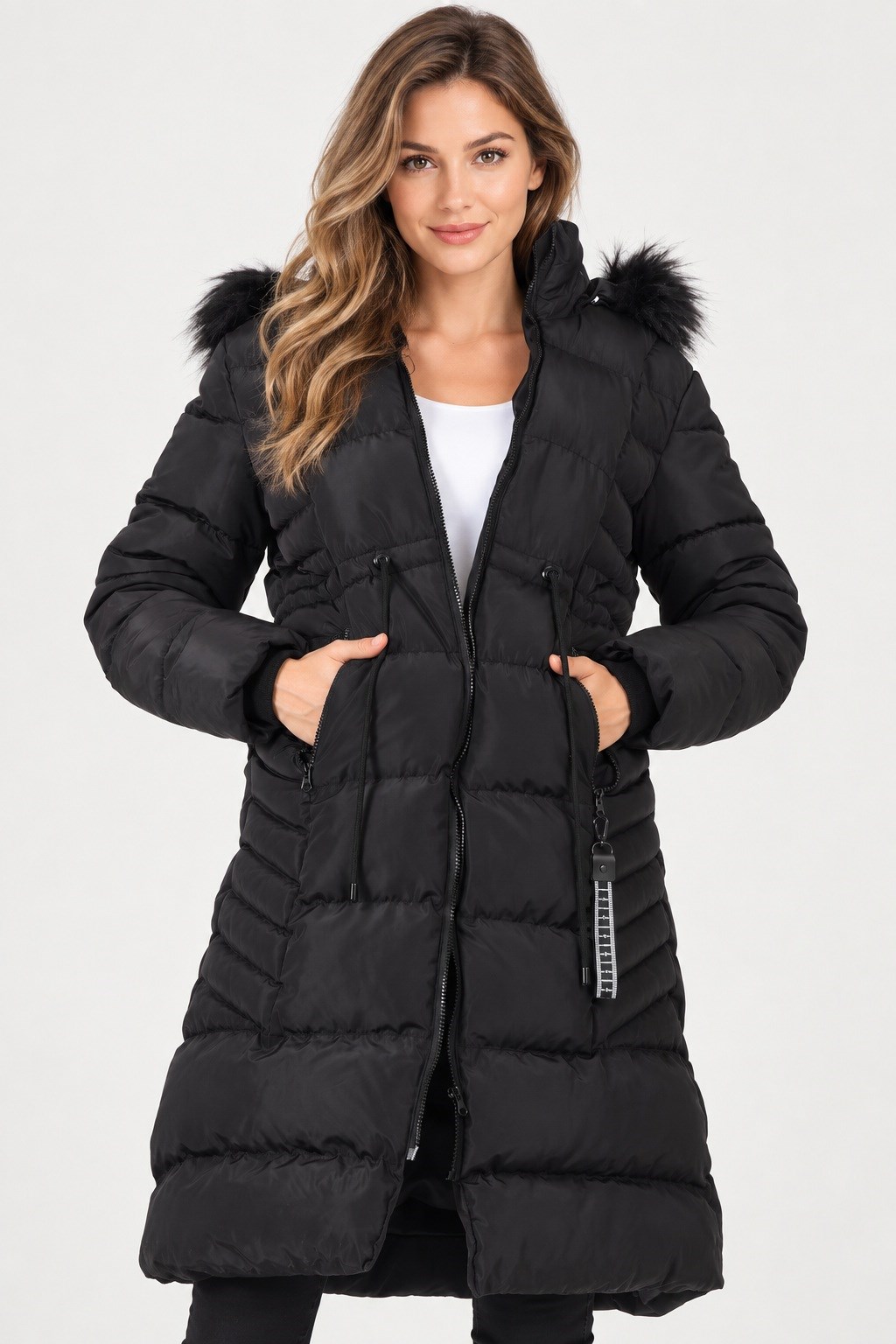 Z9758 DEWBERRY BAYAN KABAN-SİYAH-1