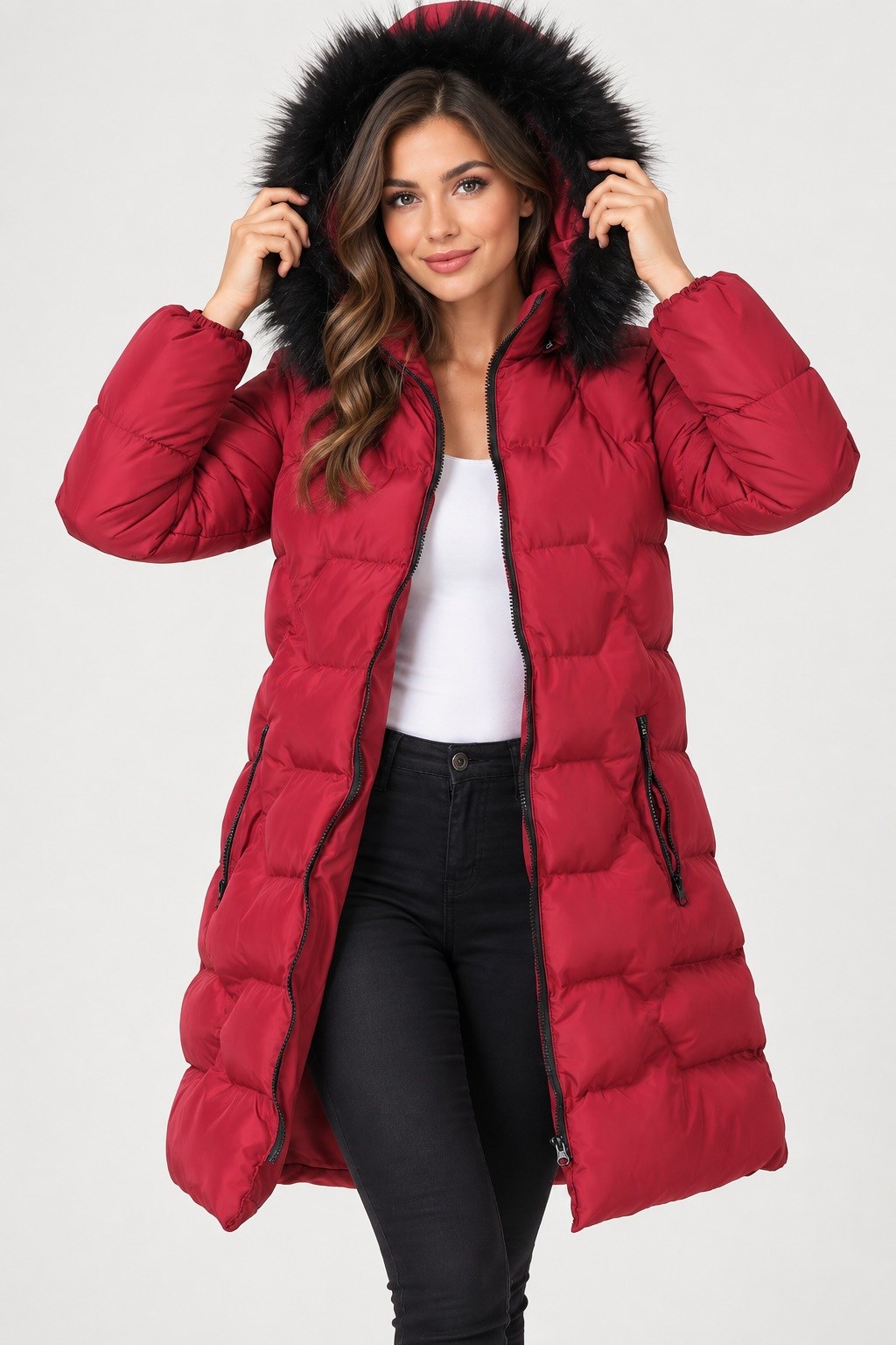 Z9760 DEWBERRY BAYAN KABAN-DÜZ BORDO